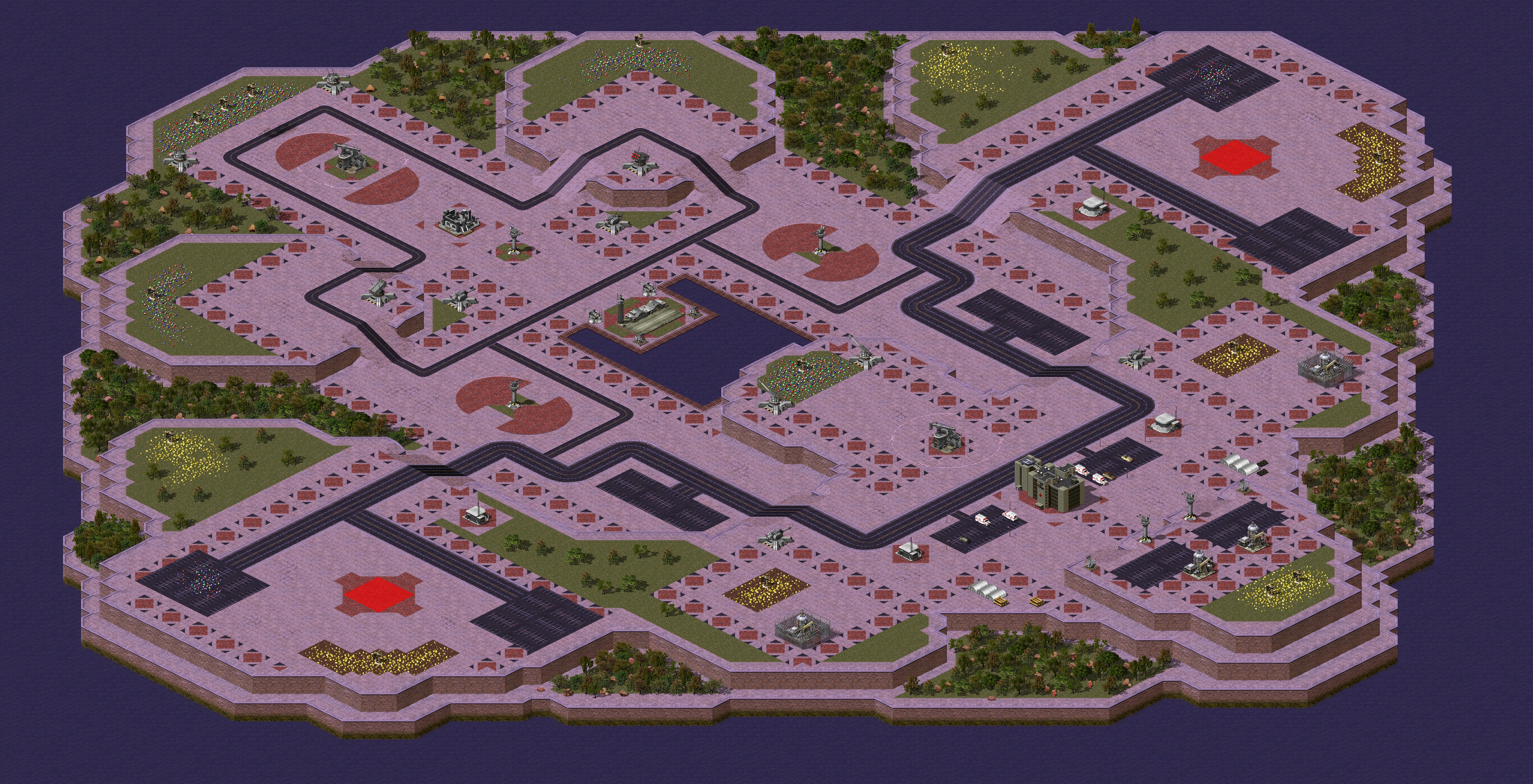 Rendered map: Knockout