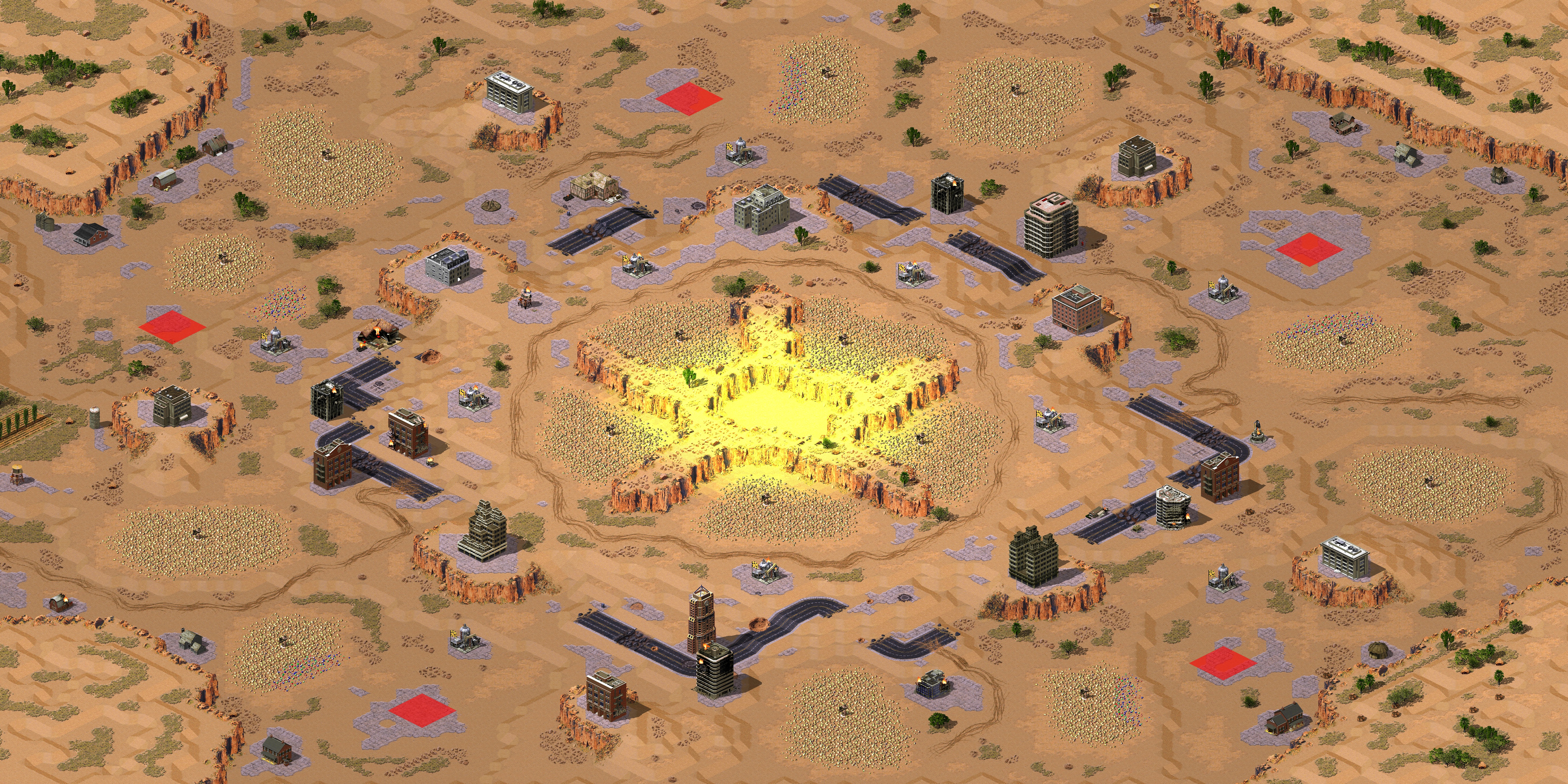 Rendered map: Isthmus of Insanity