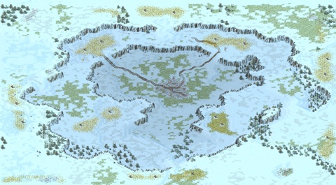 Rendered preview of Heck Freezes Over (Land Rush)