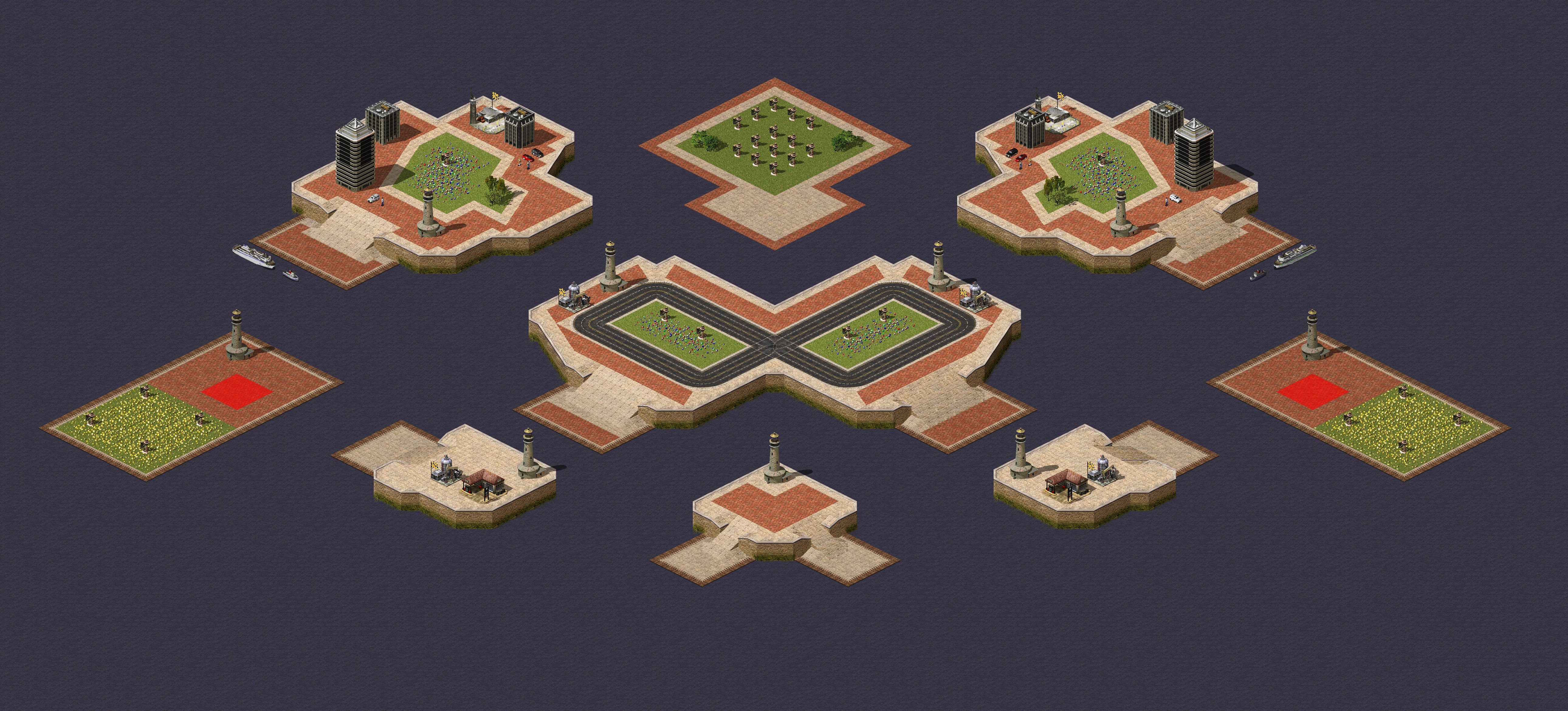 Rendered map: 列岛之国