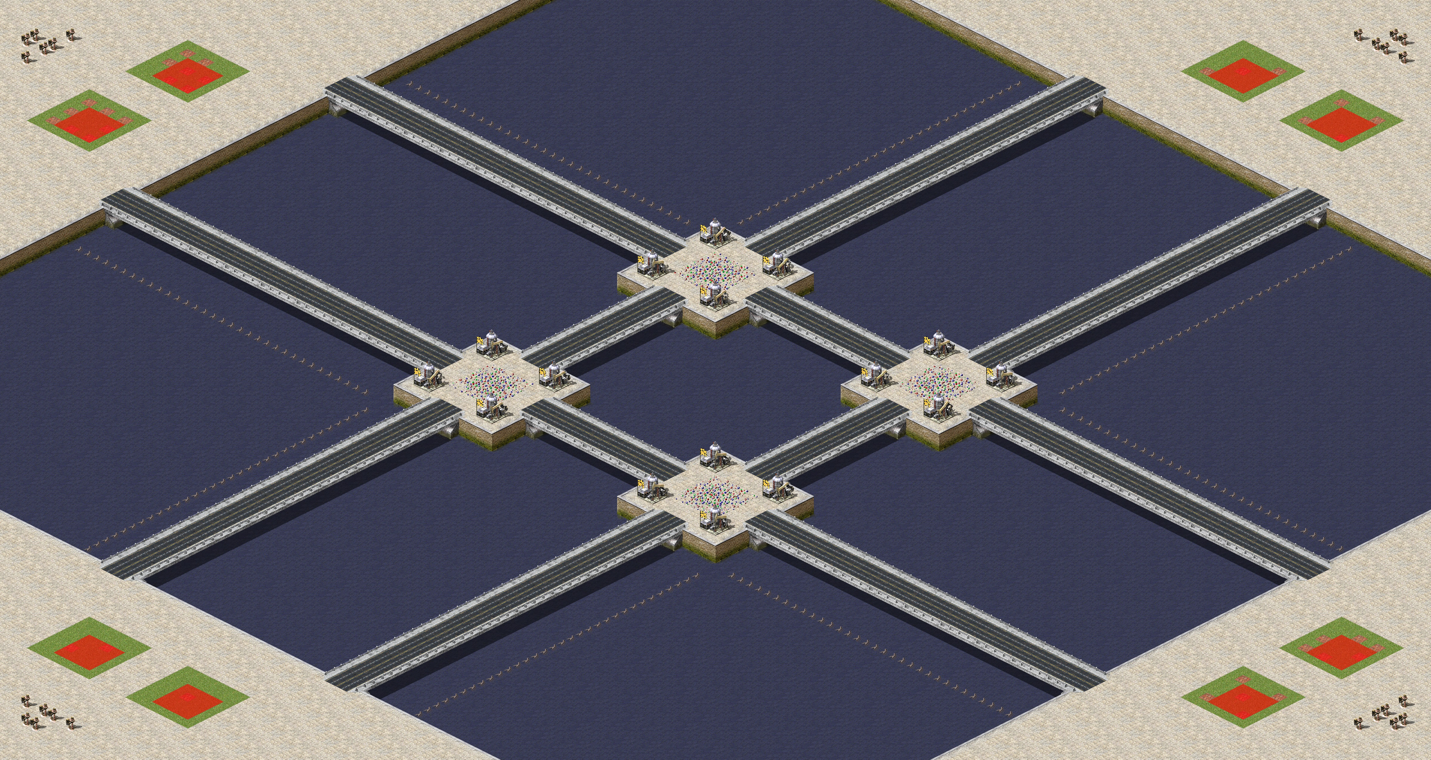 Rendered map: Double Bridge Oil Wells