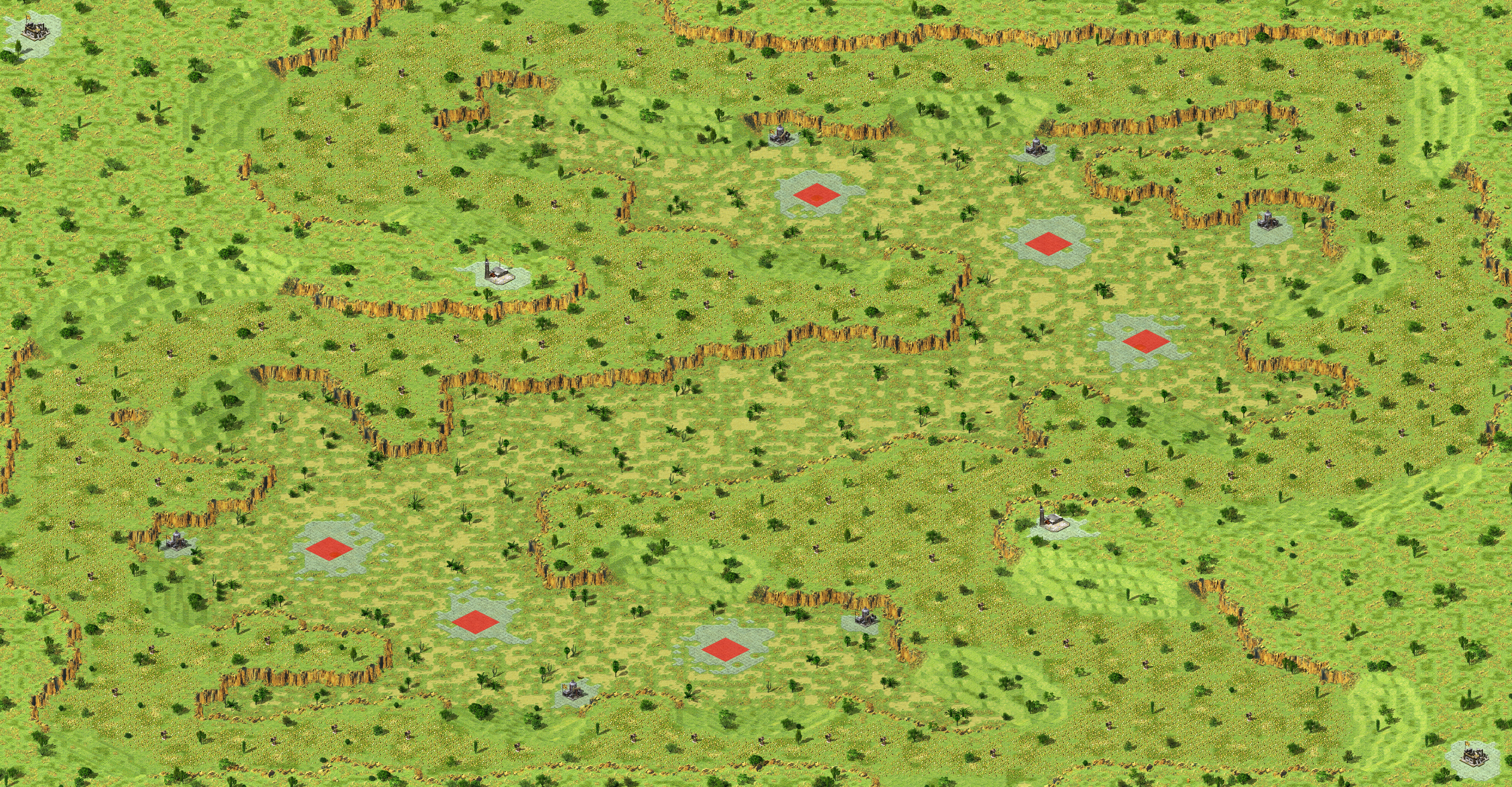 Rendered map: Secluded Valley