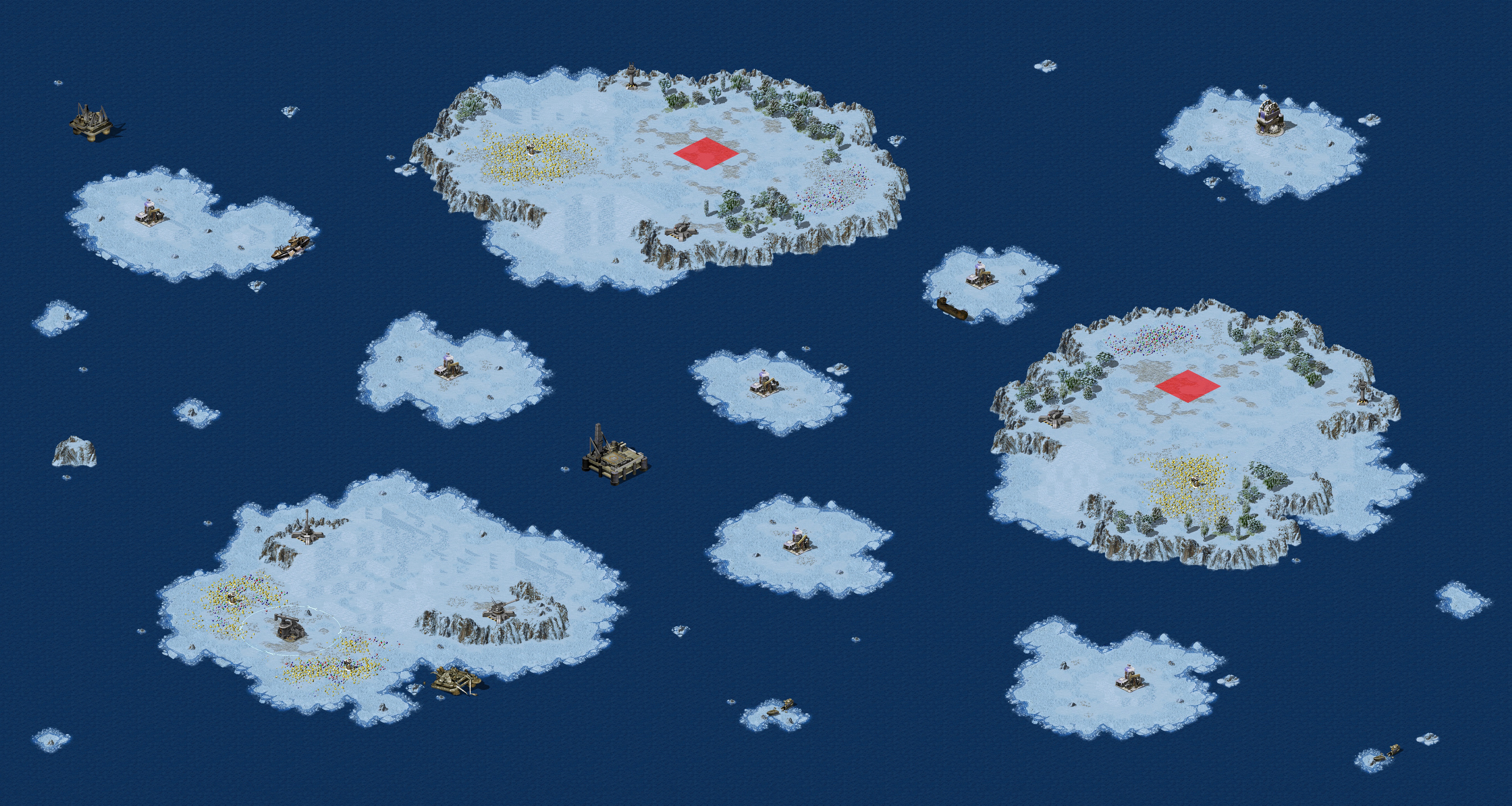 Rendered map: Oil Spill Crisis