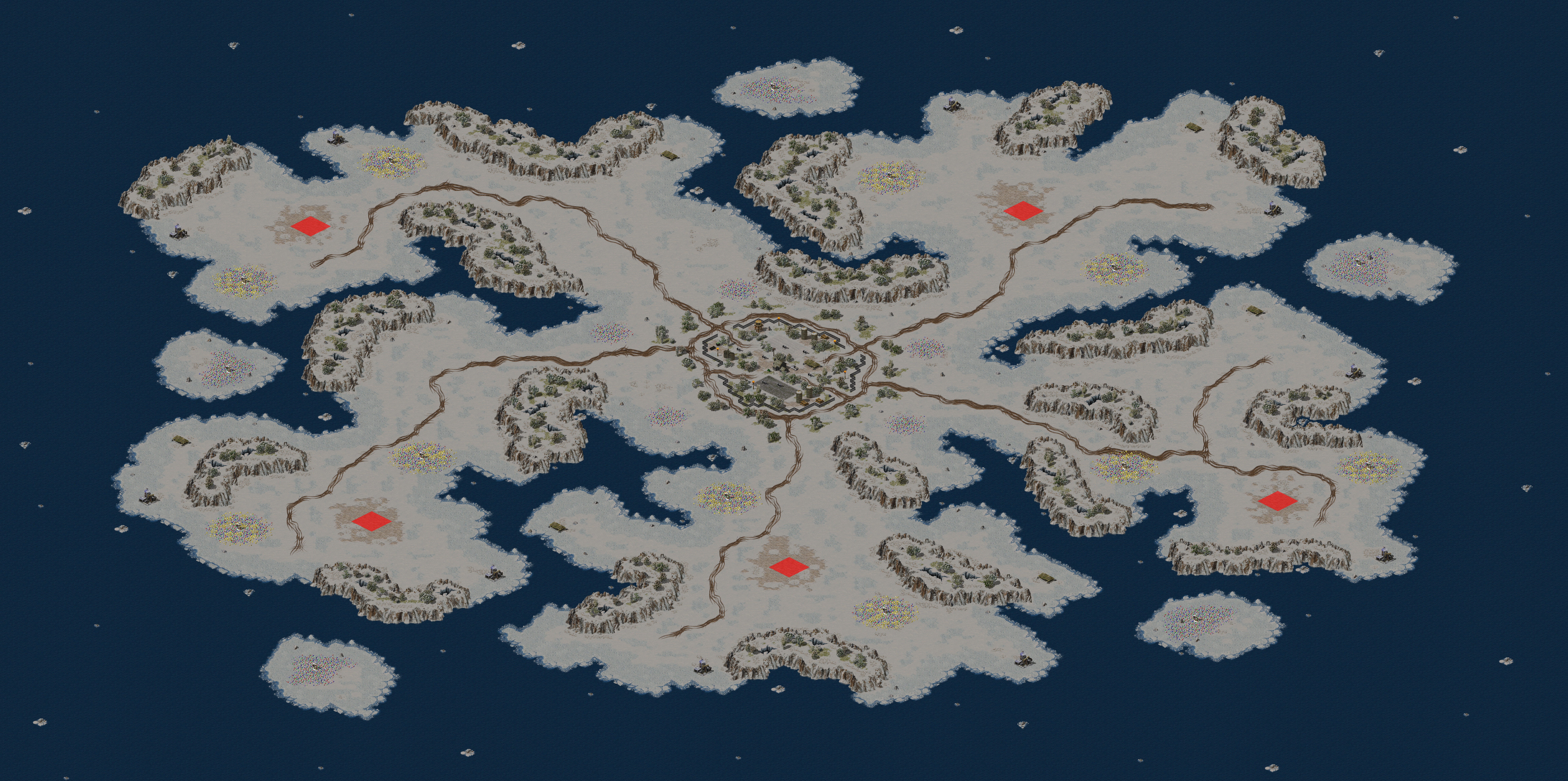 Rendered map: Snowflake Clash
