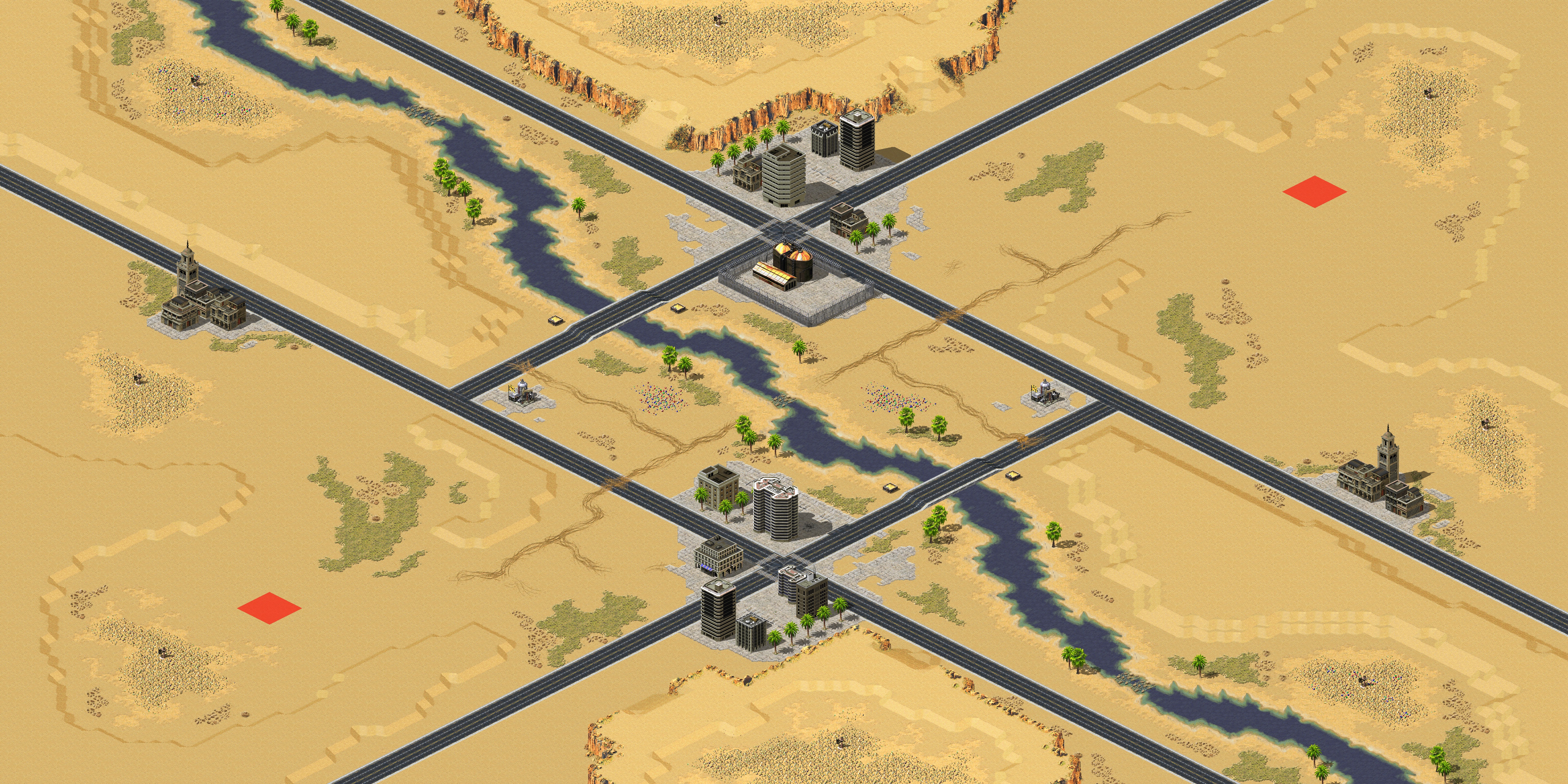 Rendered map: Dune Fortress 2.0