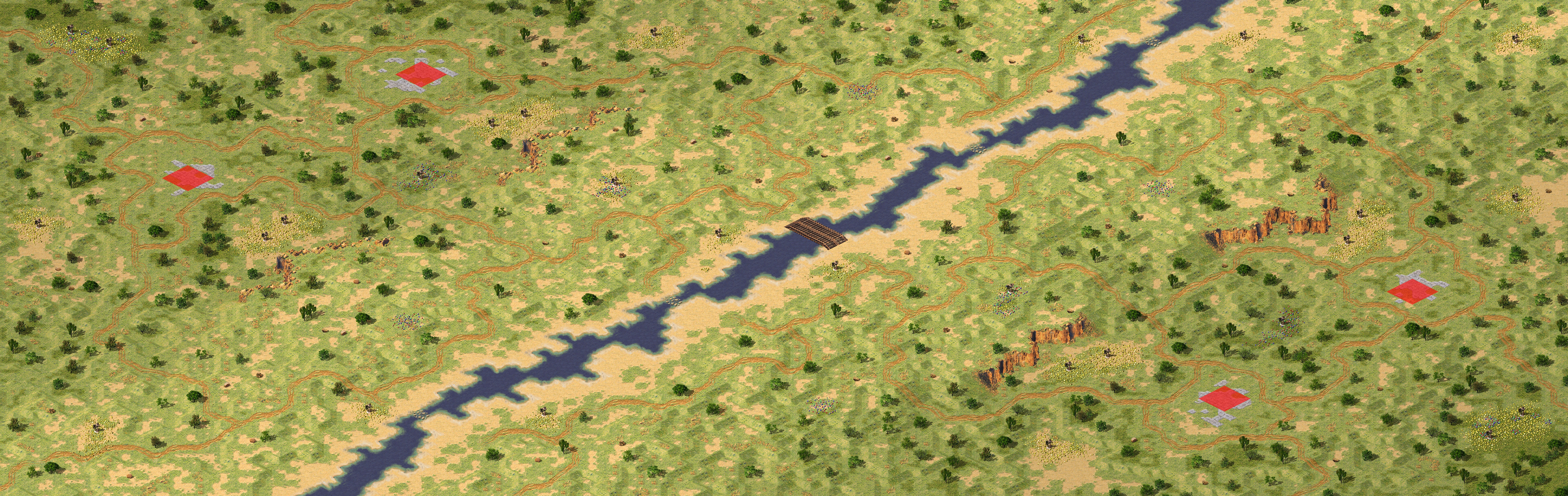 Rendered map: Suspended River