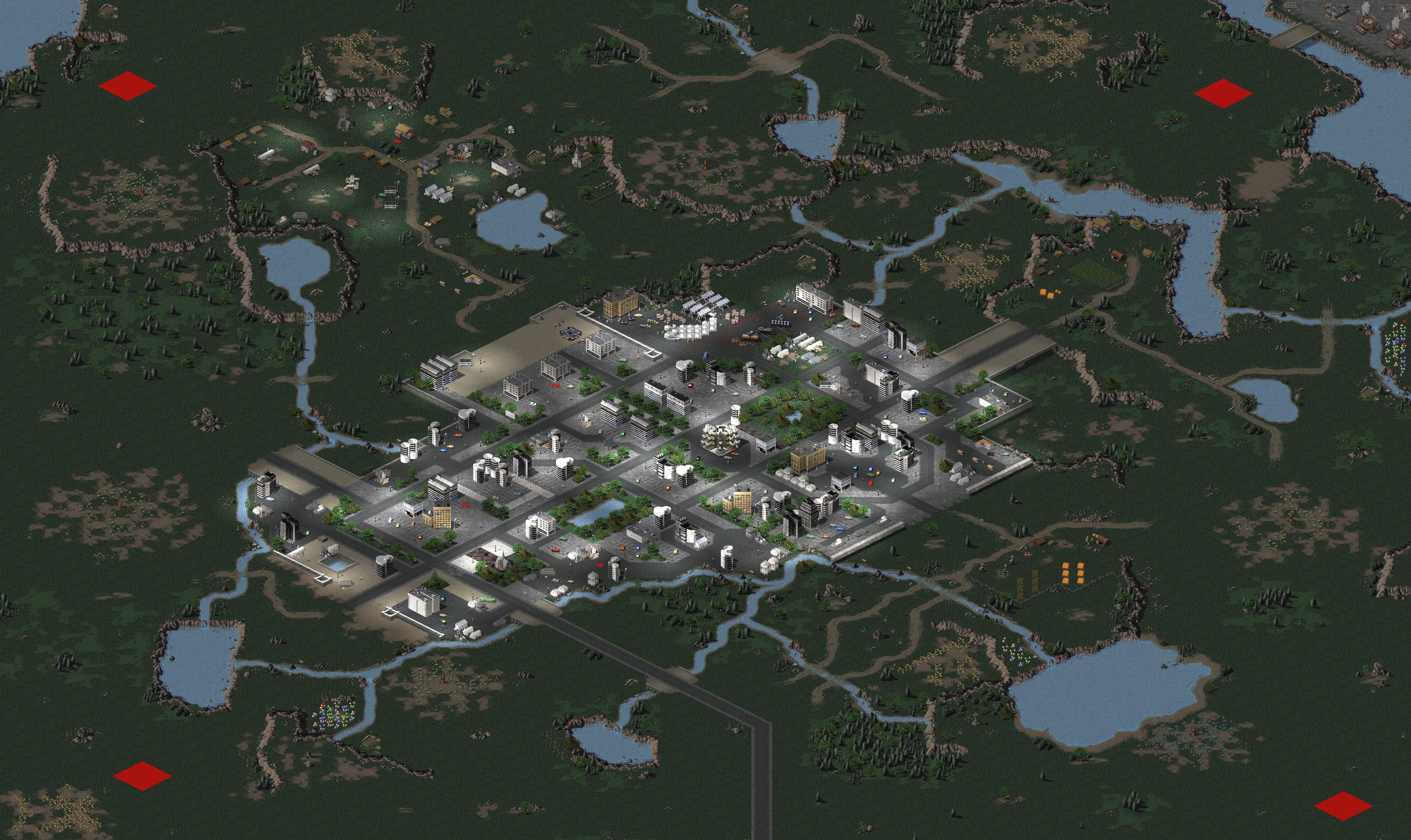 Rendered map: Asymmetrical Warfare