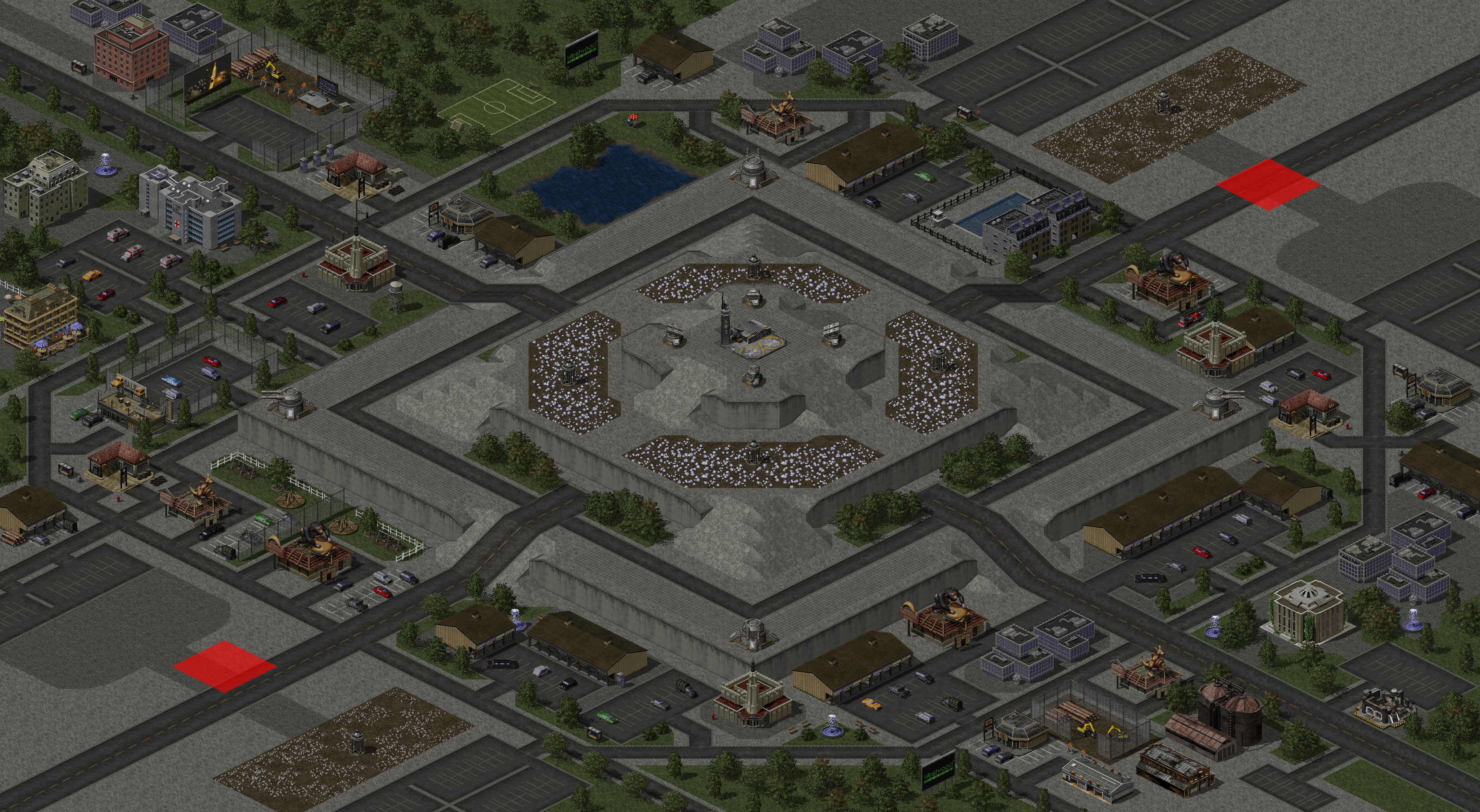 Rendered map: Hill Between