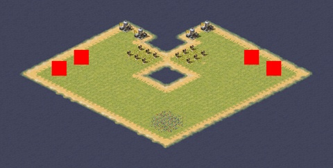 Rendered preview of Island Duel (2v2)