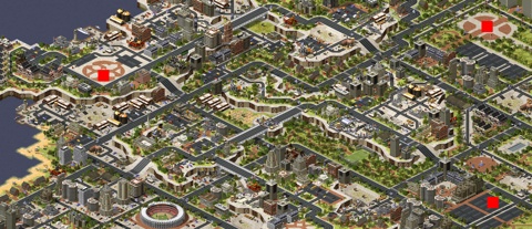 Rendered preview of City under attack