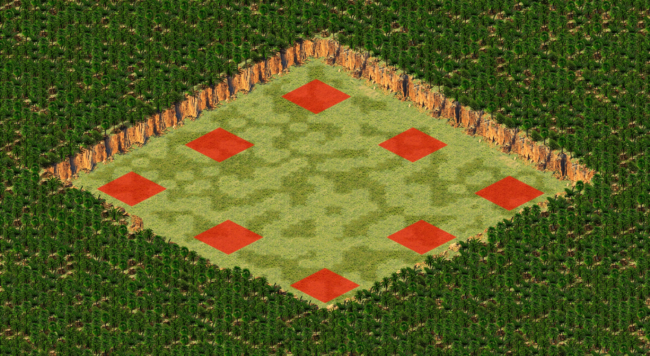 Rendered map: Tropical Rainforest Patch (8)