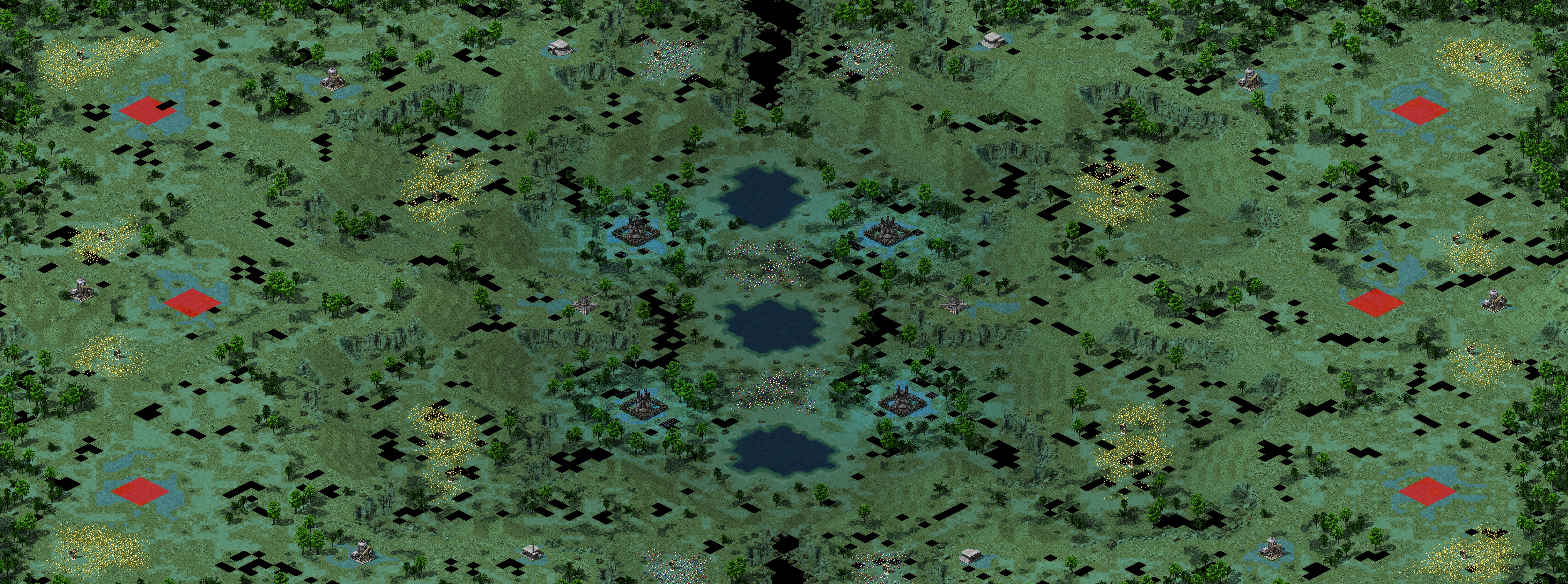 Rendered map: Desert Descent