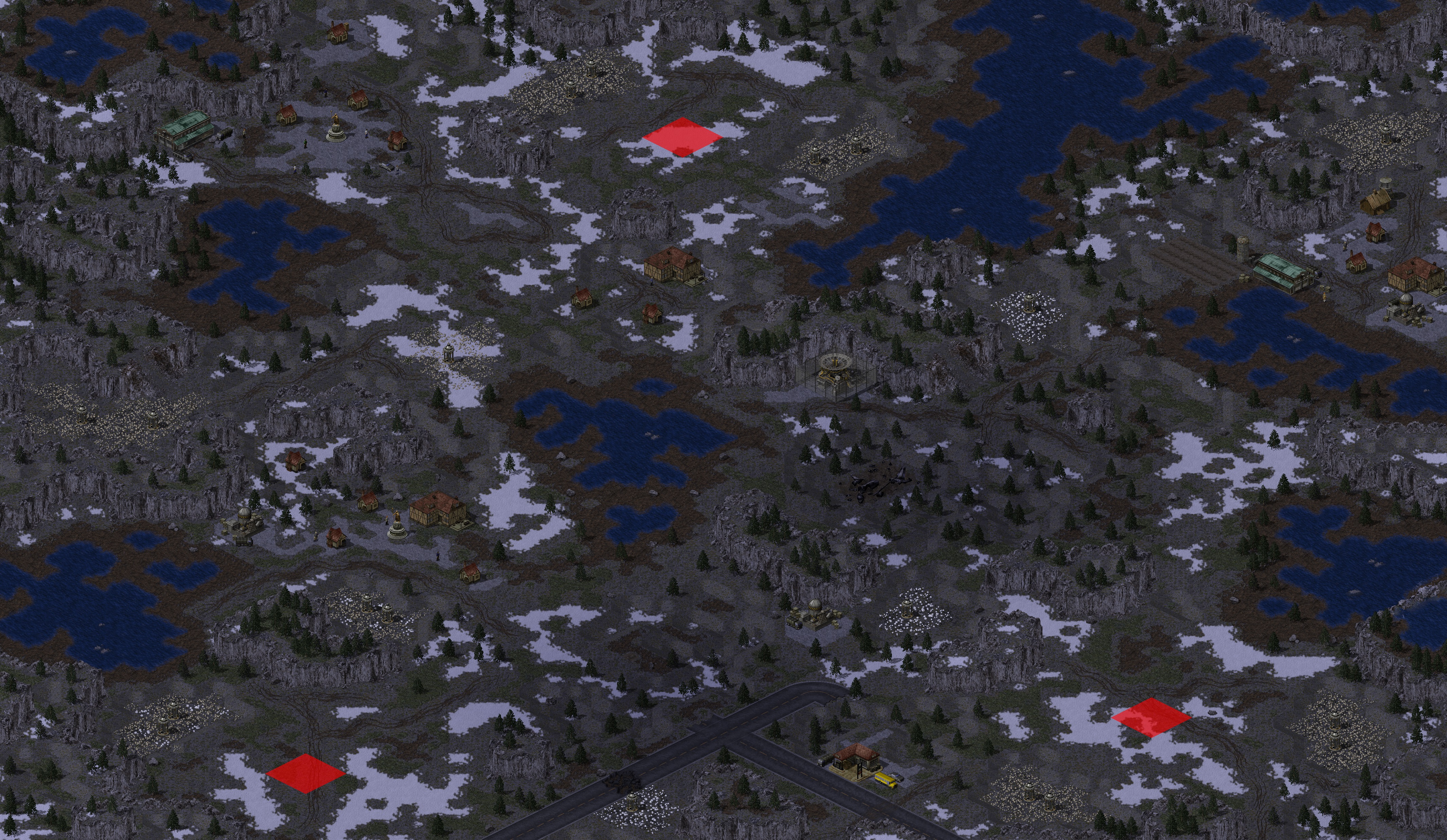 Rendered map: Cold War