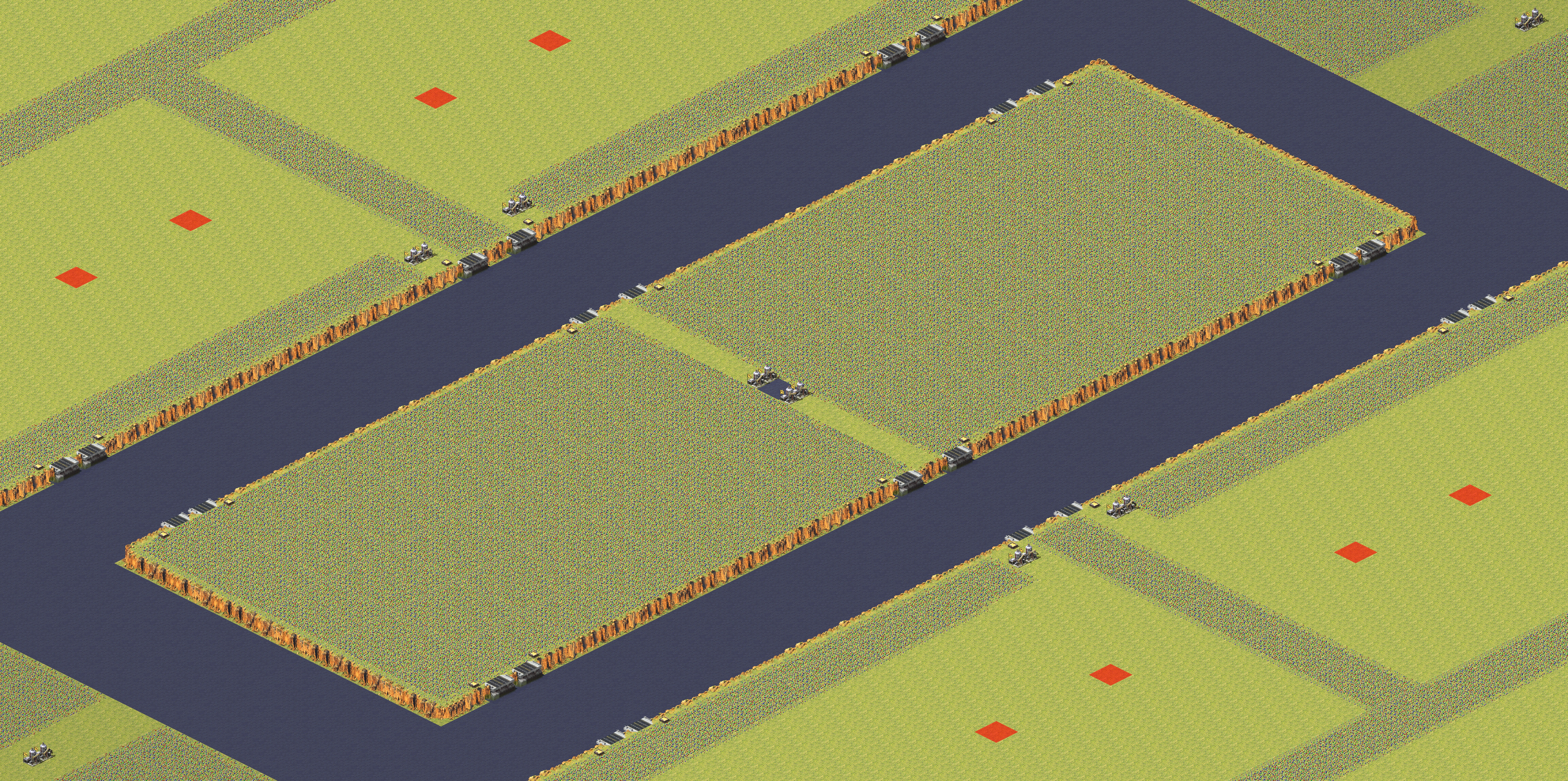 Rendered map: Sun Island Showdown 4v4 v1.1