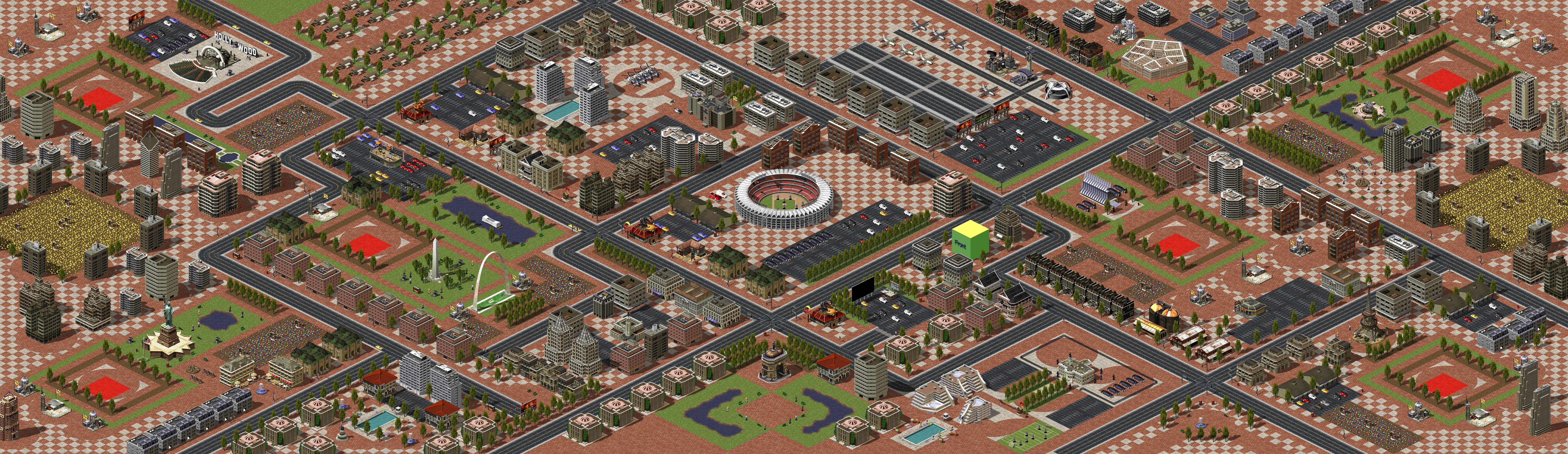 Rendered map: liberty city by(TOMTHUMBS)