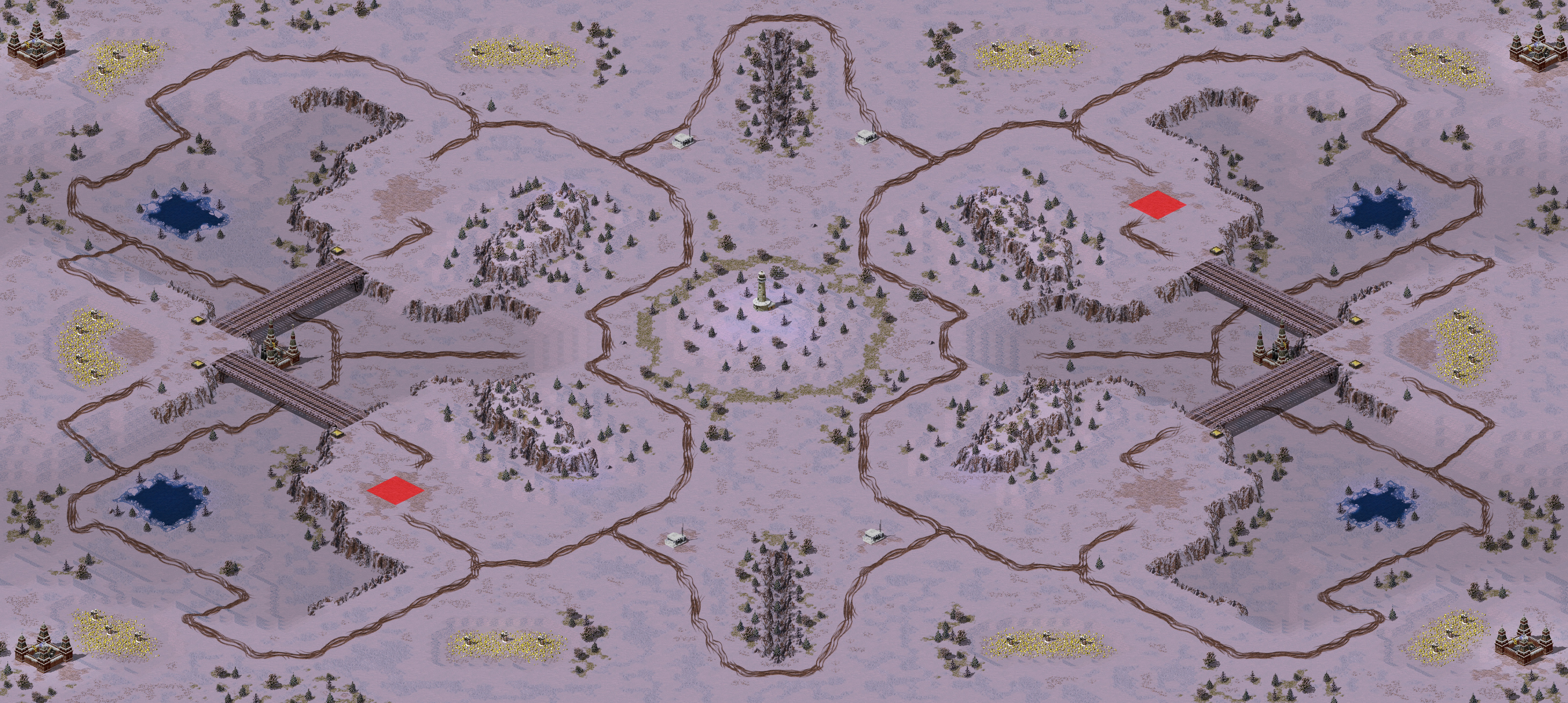 Rendered map: 黄昏峡谷LE-尤复天梯