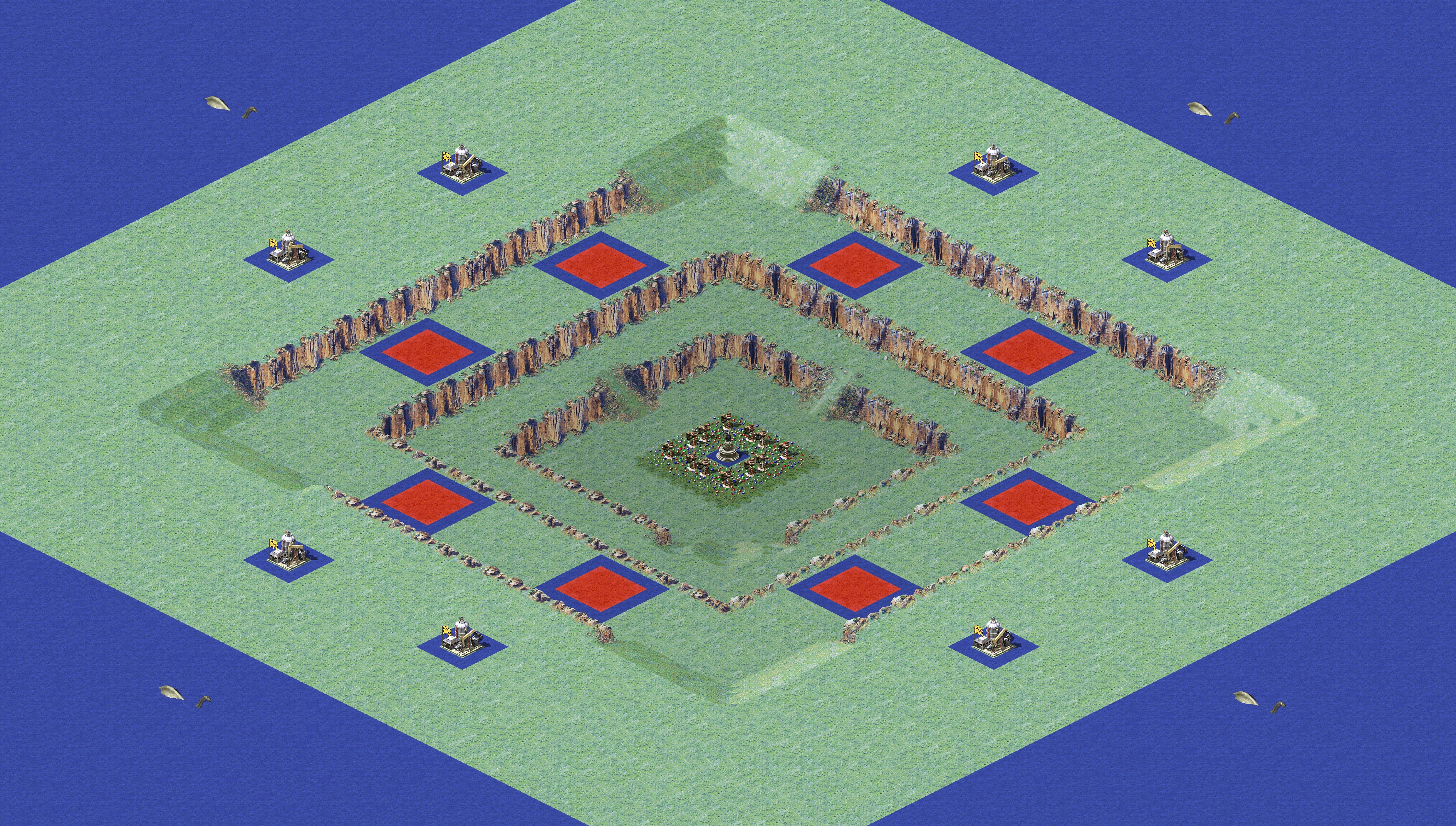 Rendered map: 悬崖之间