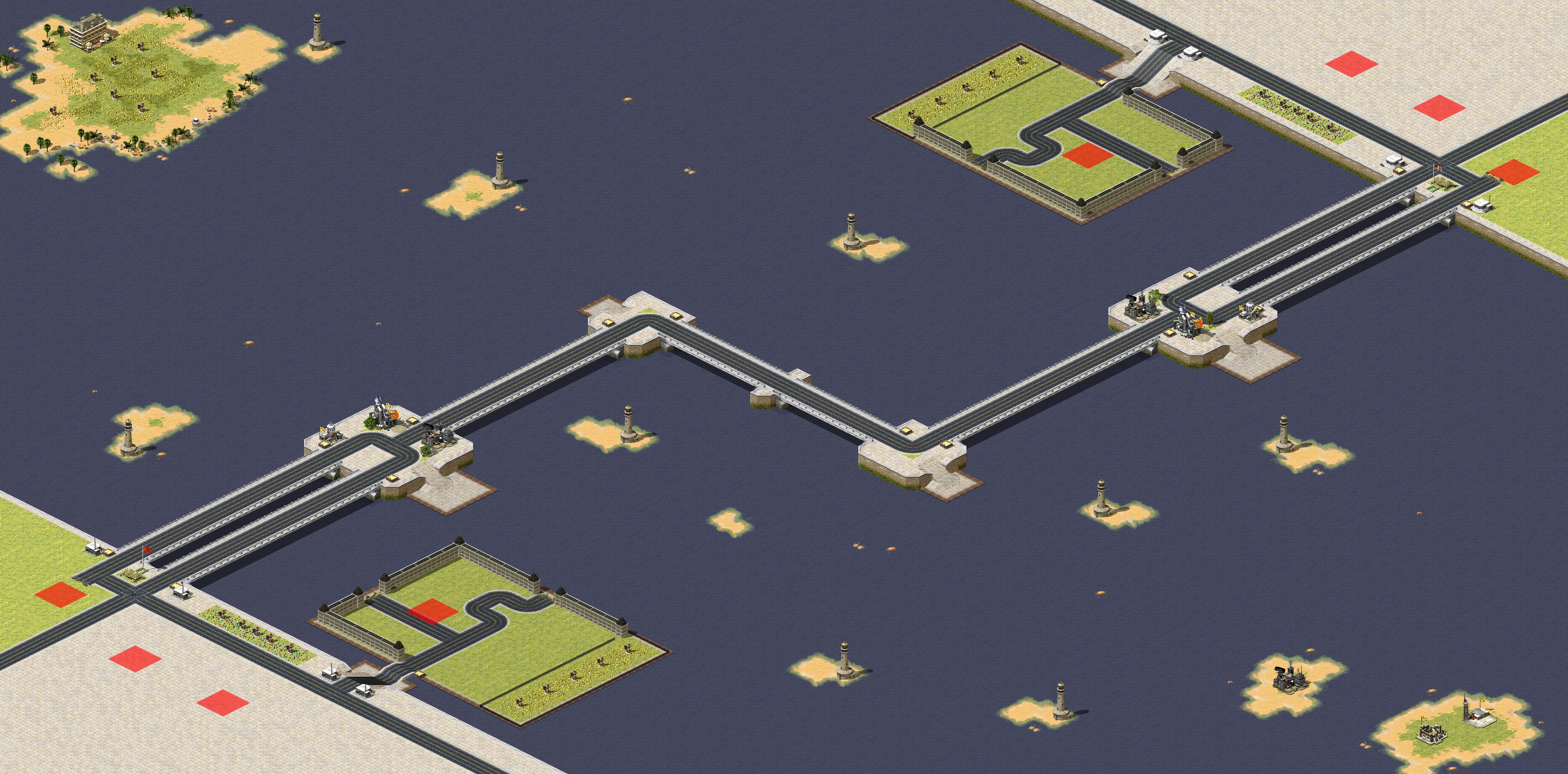 Rendered map: Island War