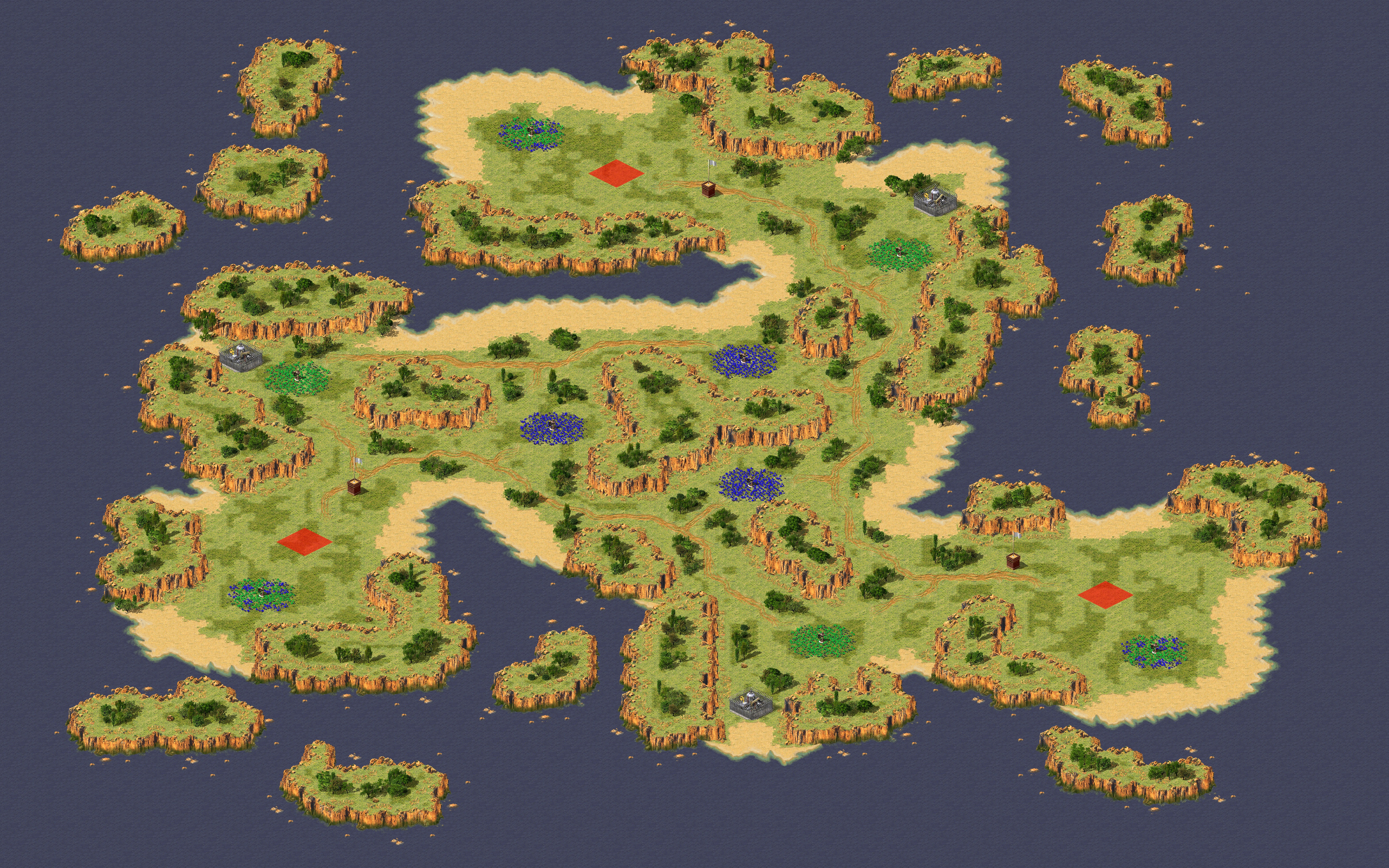 Rendered map: (3) Pyroclasm