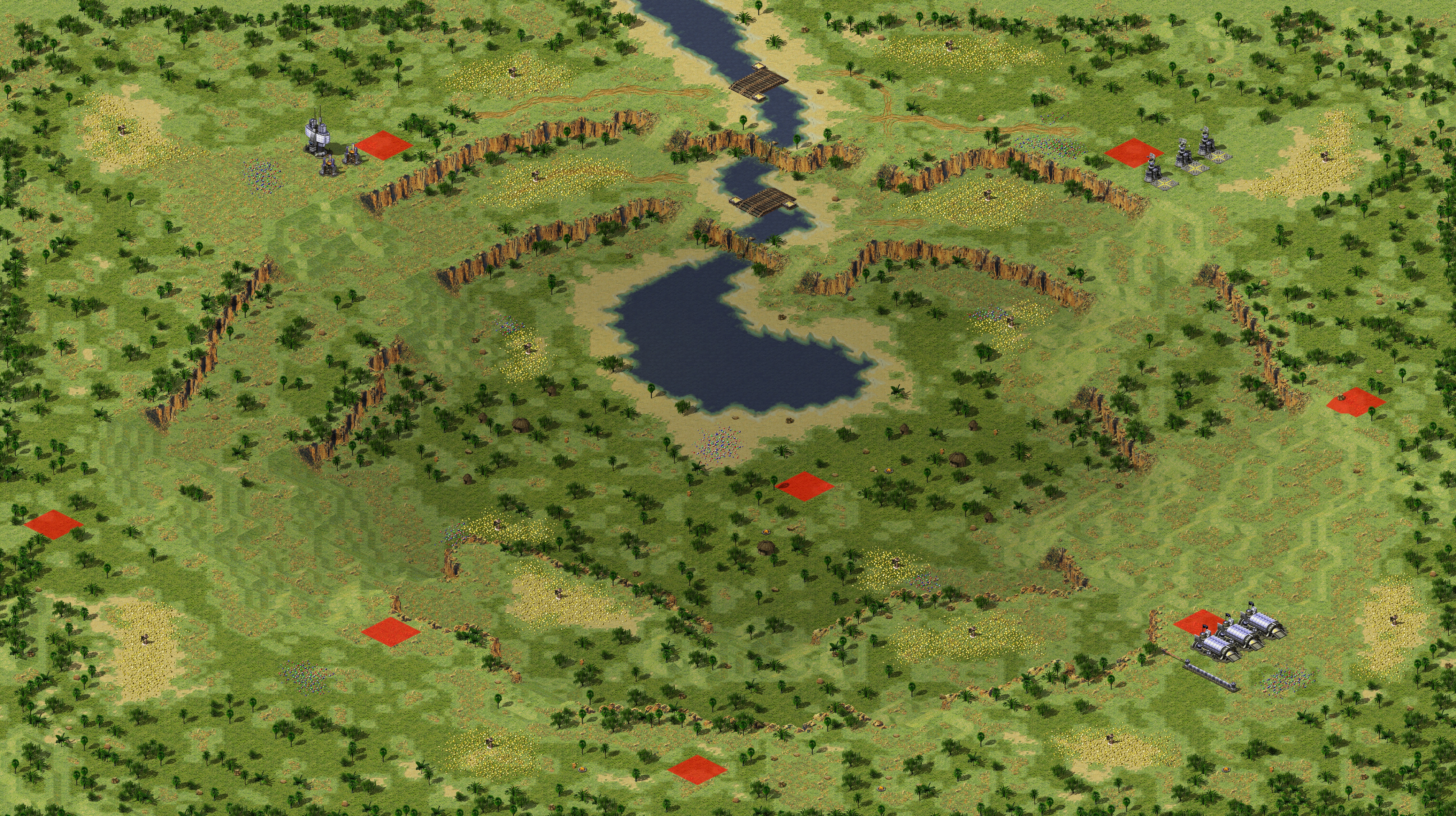 Rendered map: 改编地图8人混战