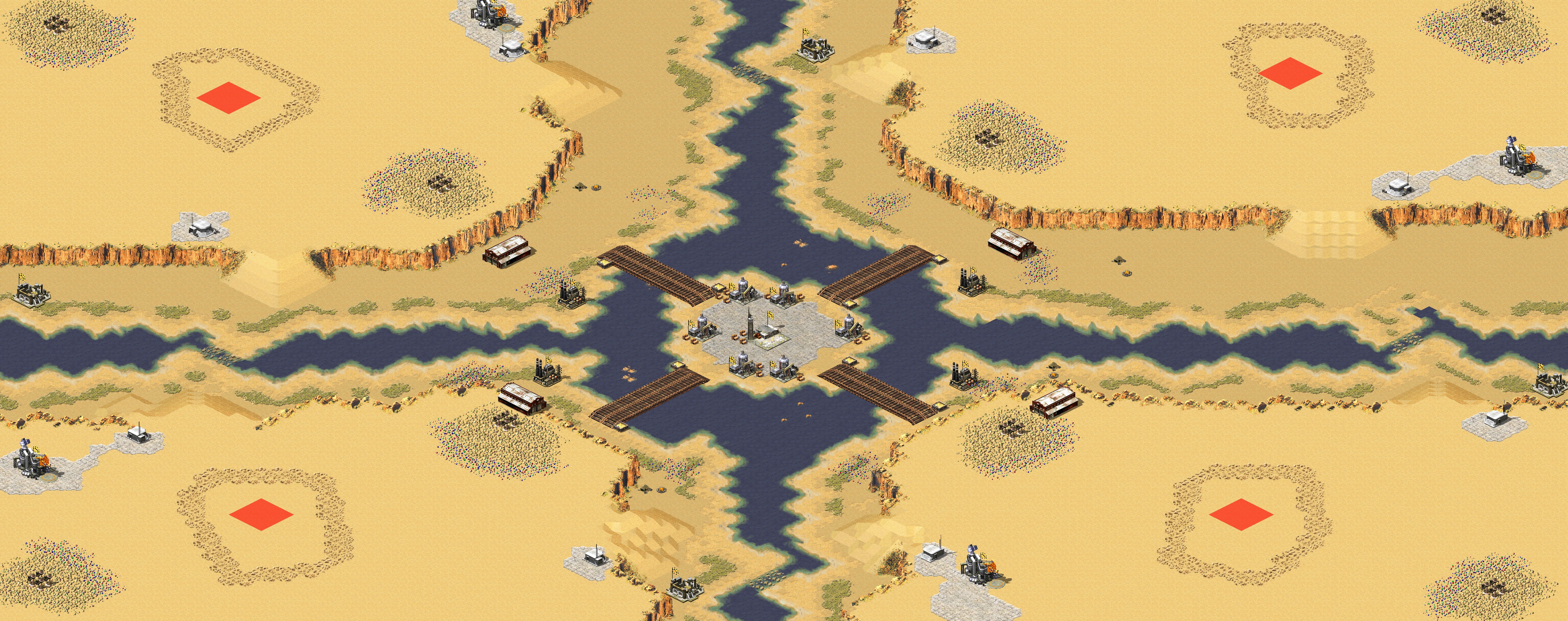 Rendered map: Parched