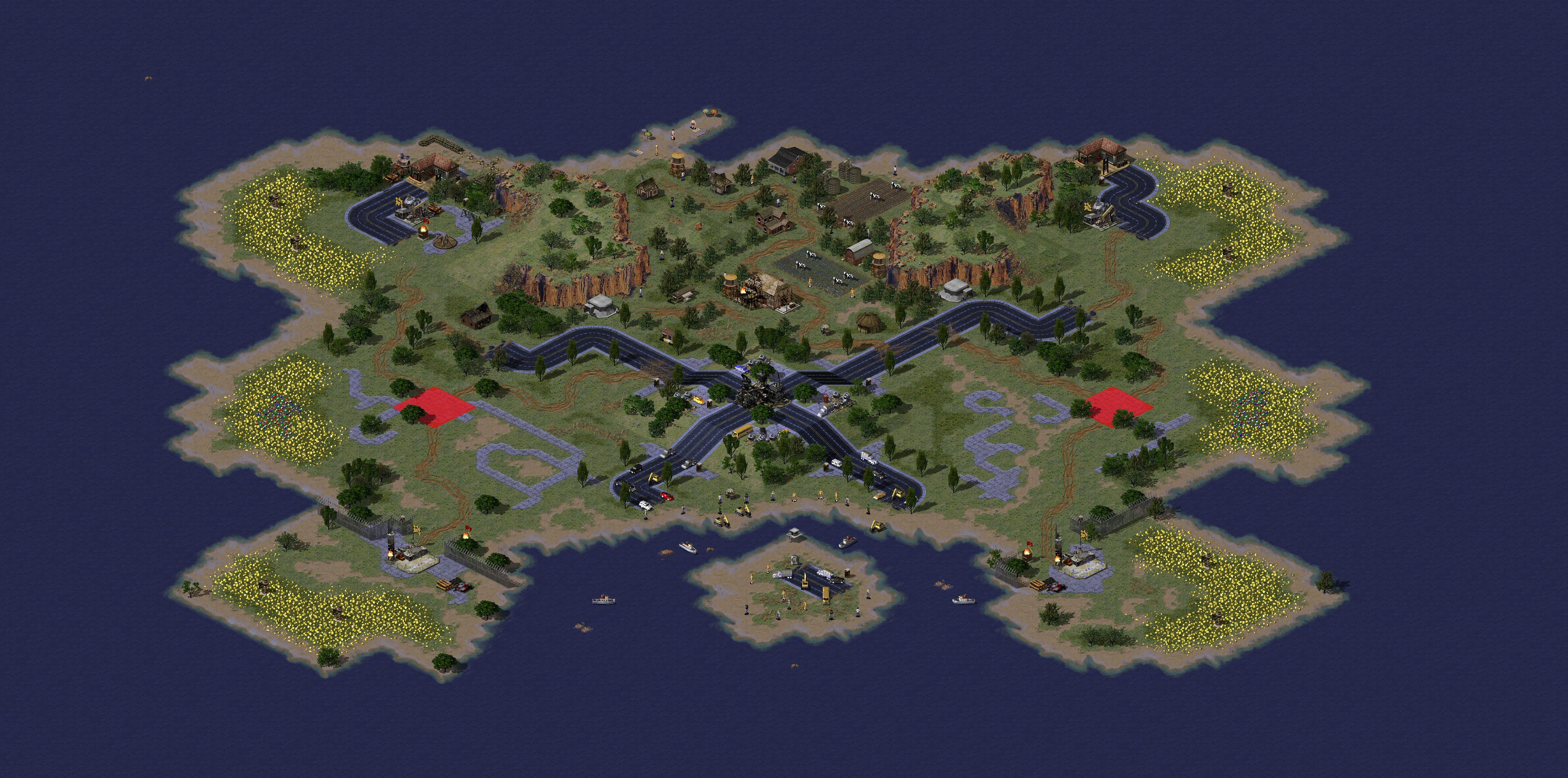 Rendered map: Little Xiling