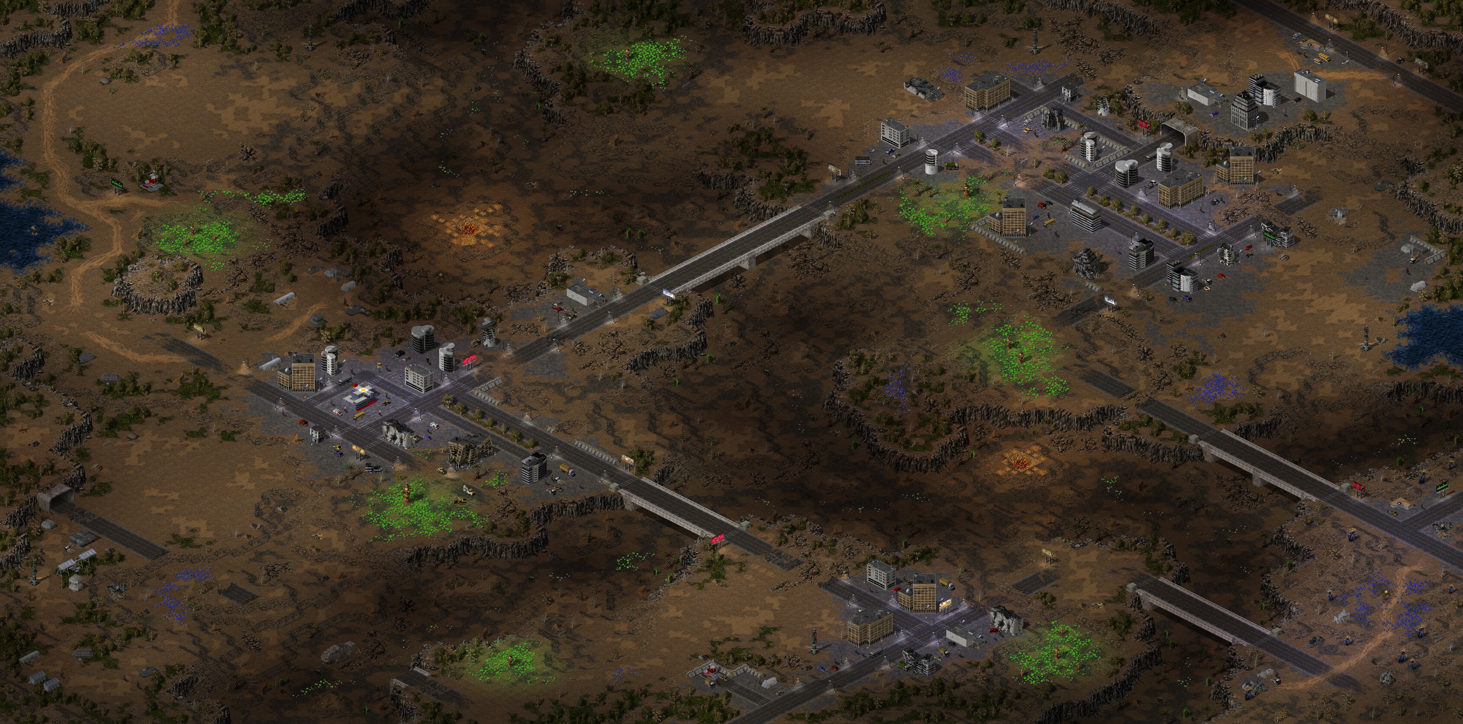 Rendered map: tainted scar