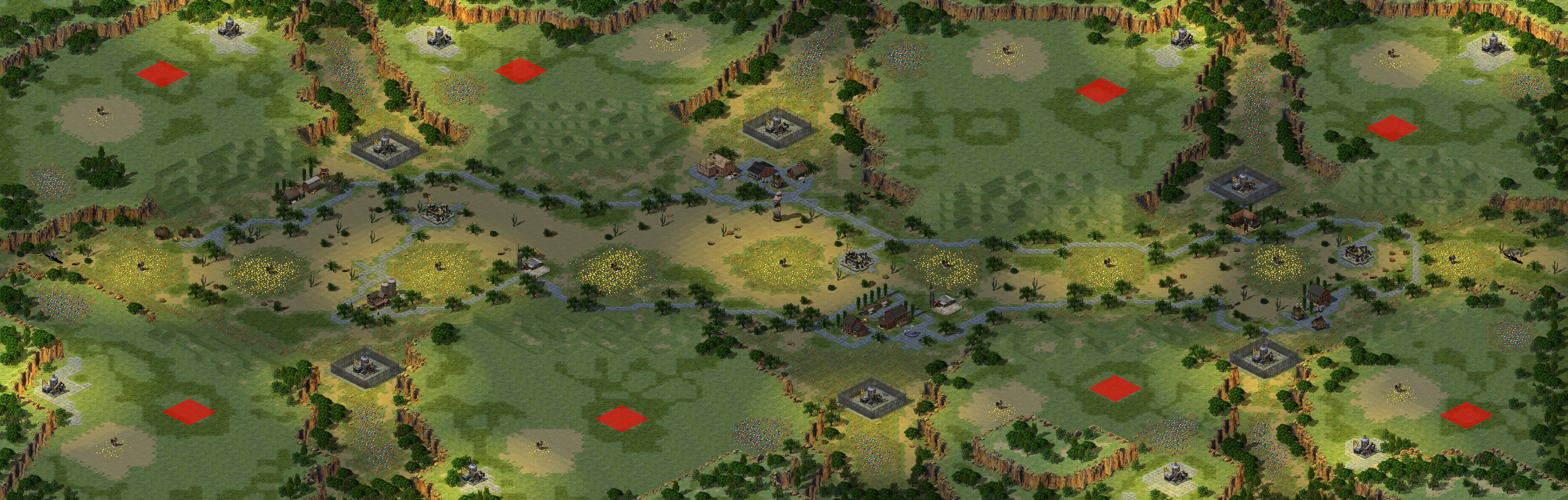 Rendered map: Dawn of the Day