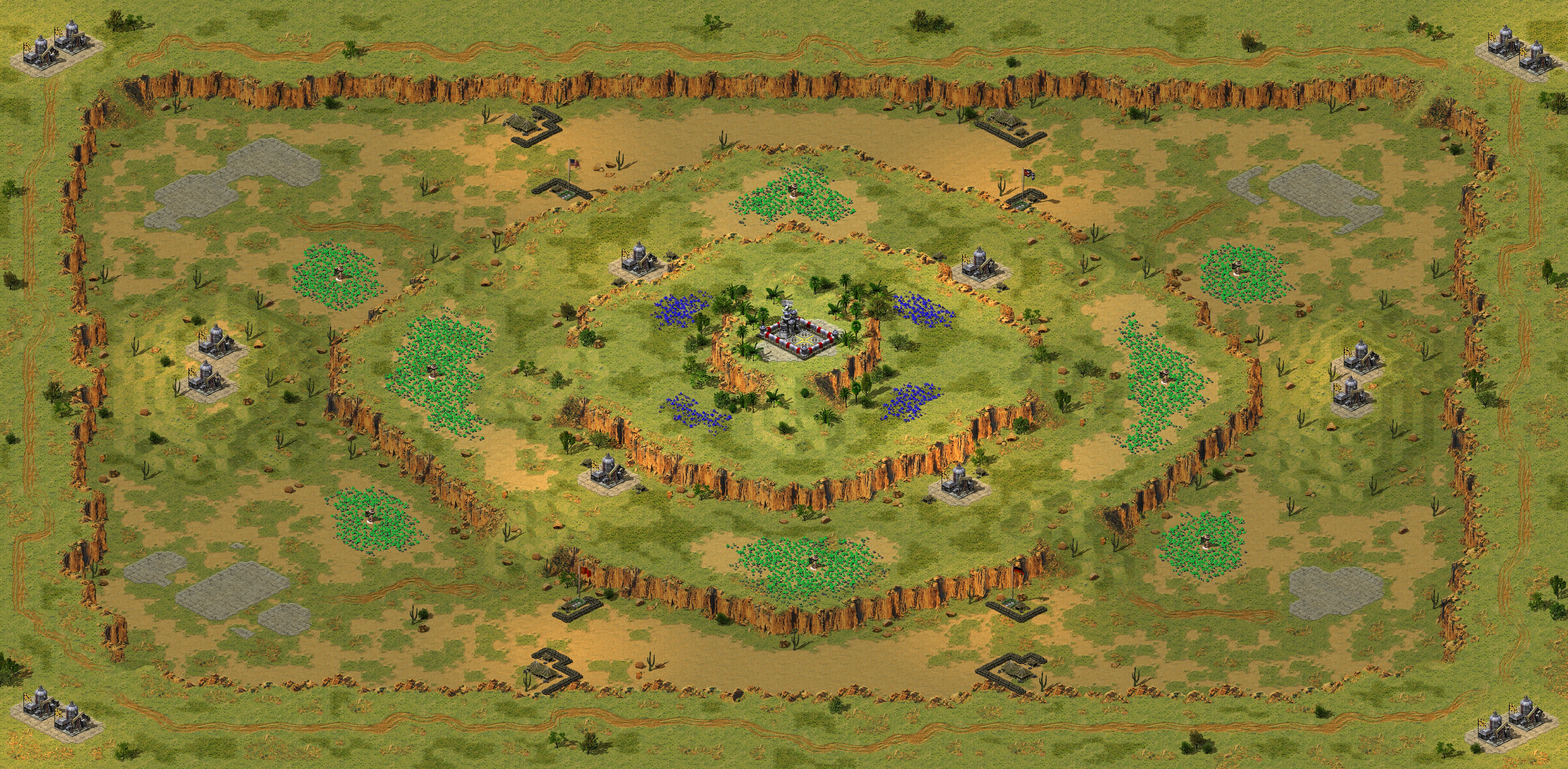 Rendered map: (4) Tanya's Training Ground