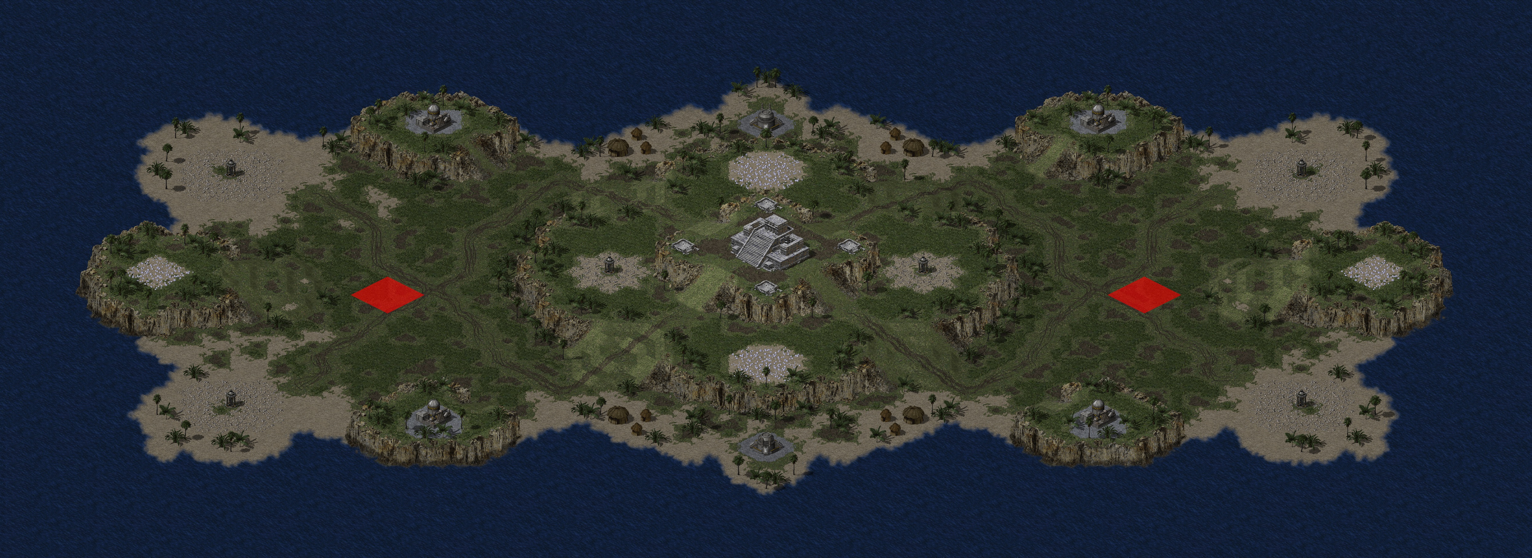 Rendered map: Tournament Temple
