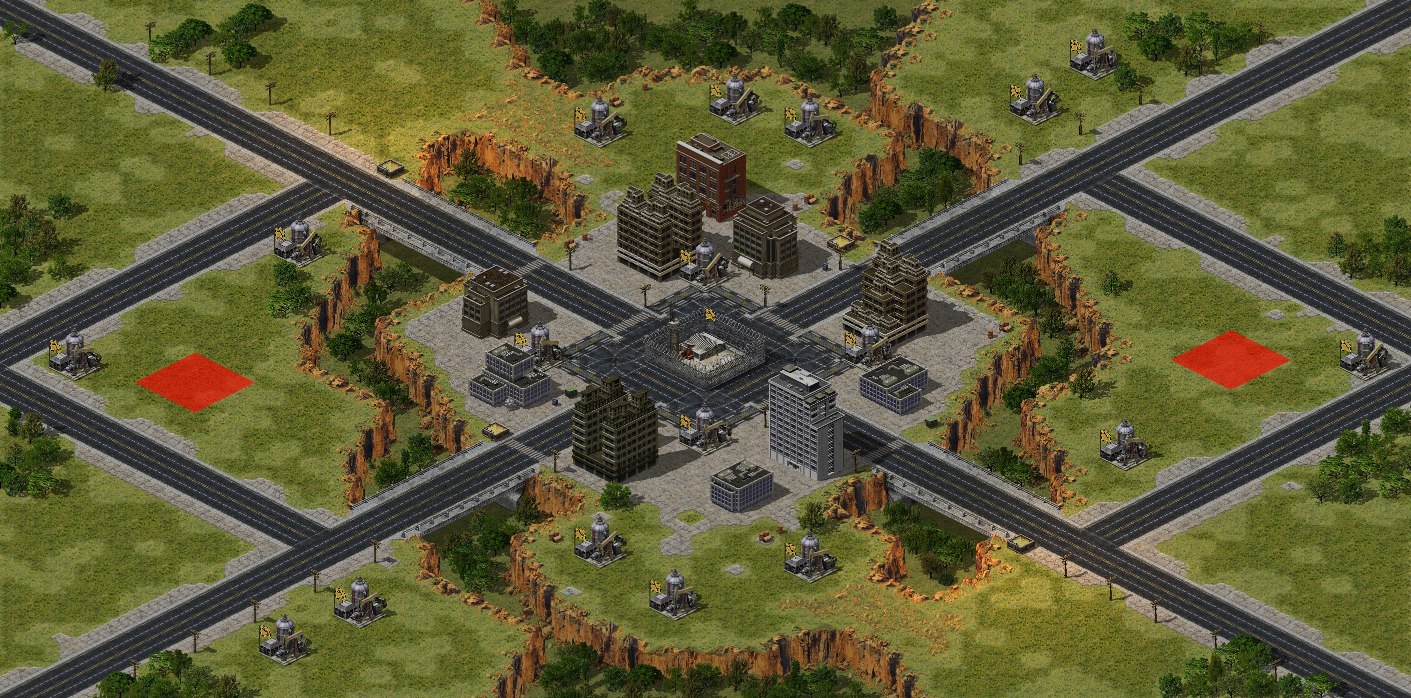 Rendered map: Urban Rush (Megawealth)