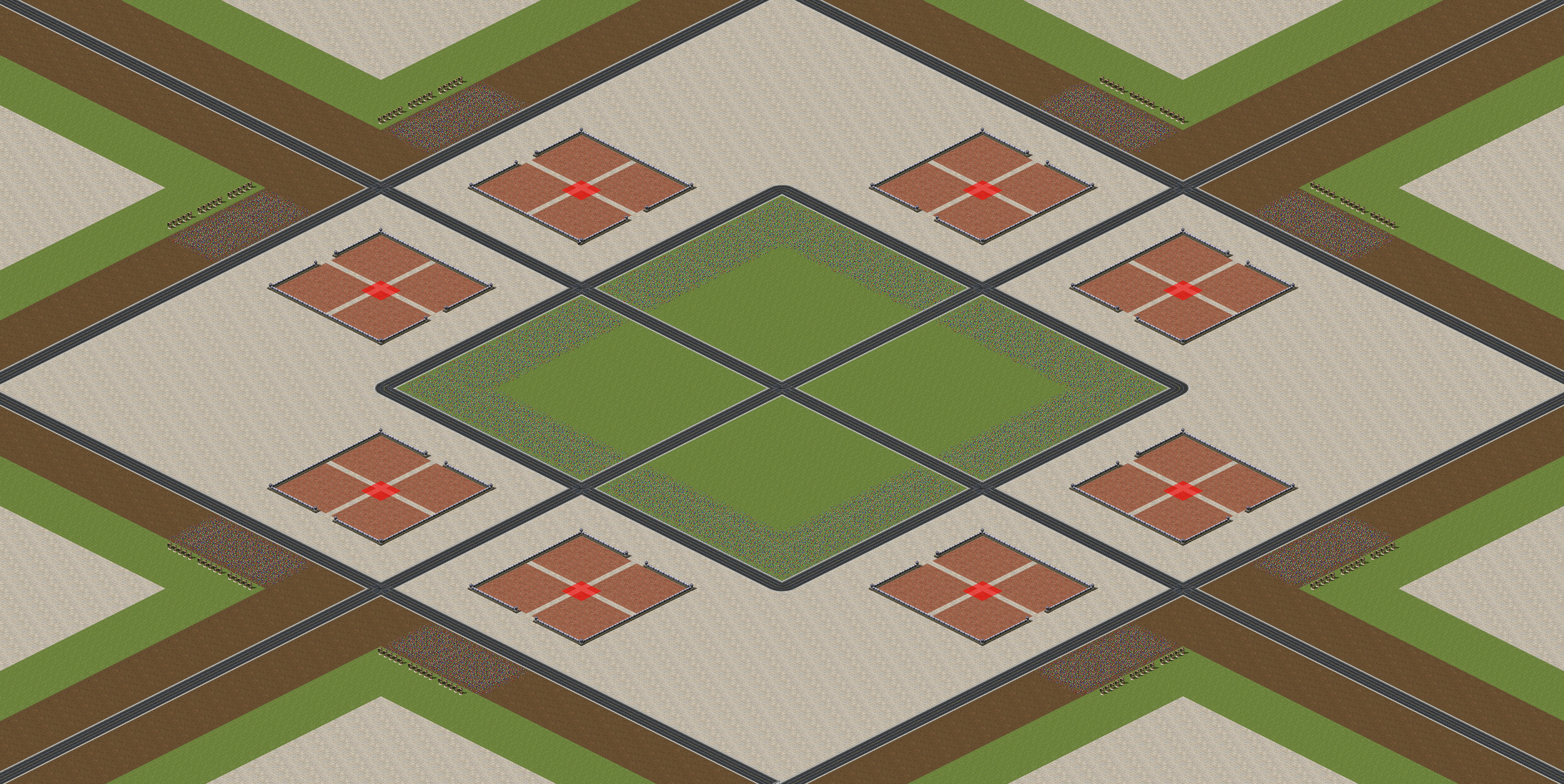 Rendered map: Citadel Land War - Free for All