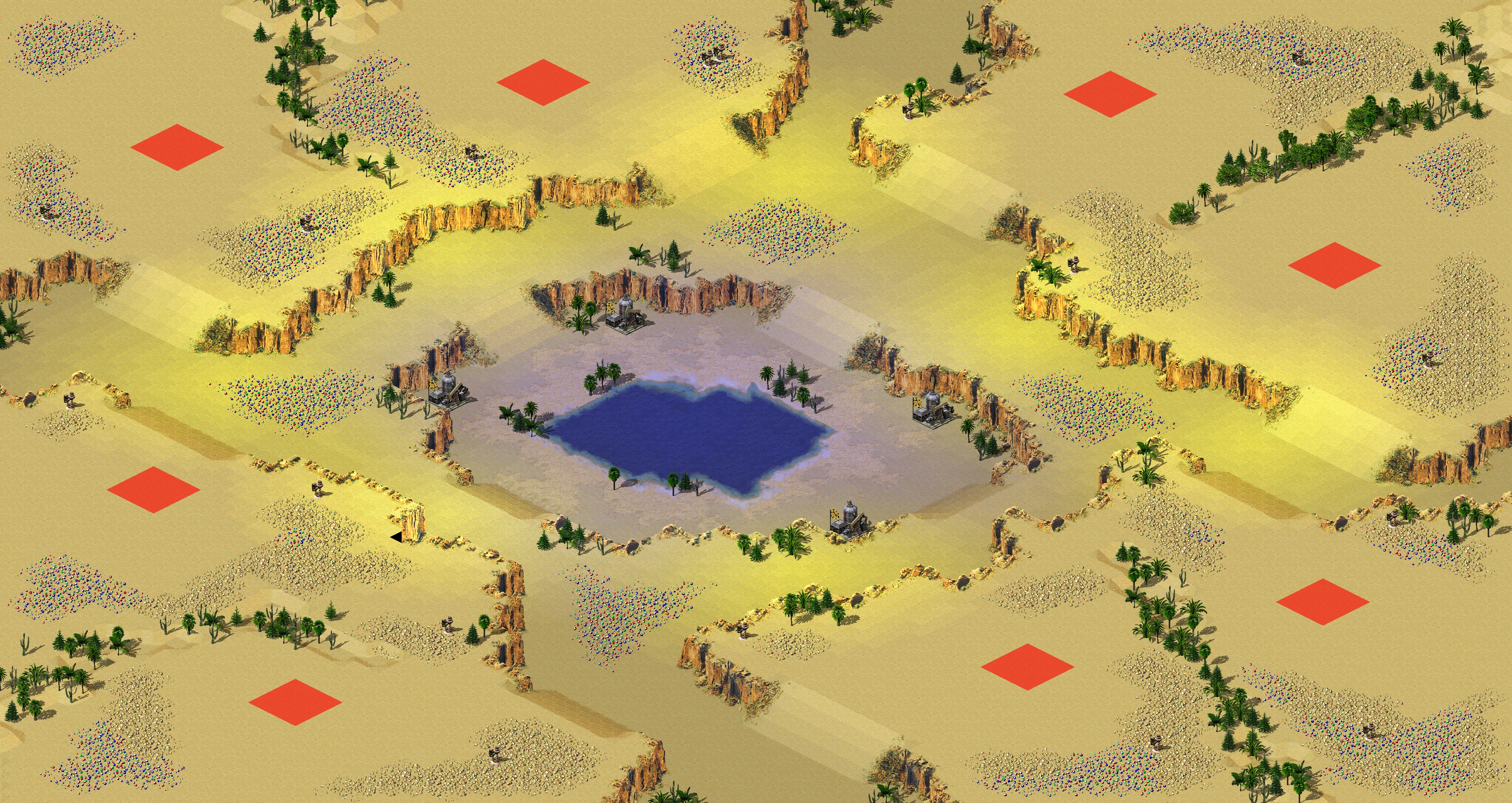 Rendered map: Autumn Sands - Snowy Field Mini 2