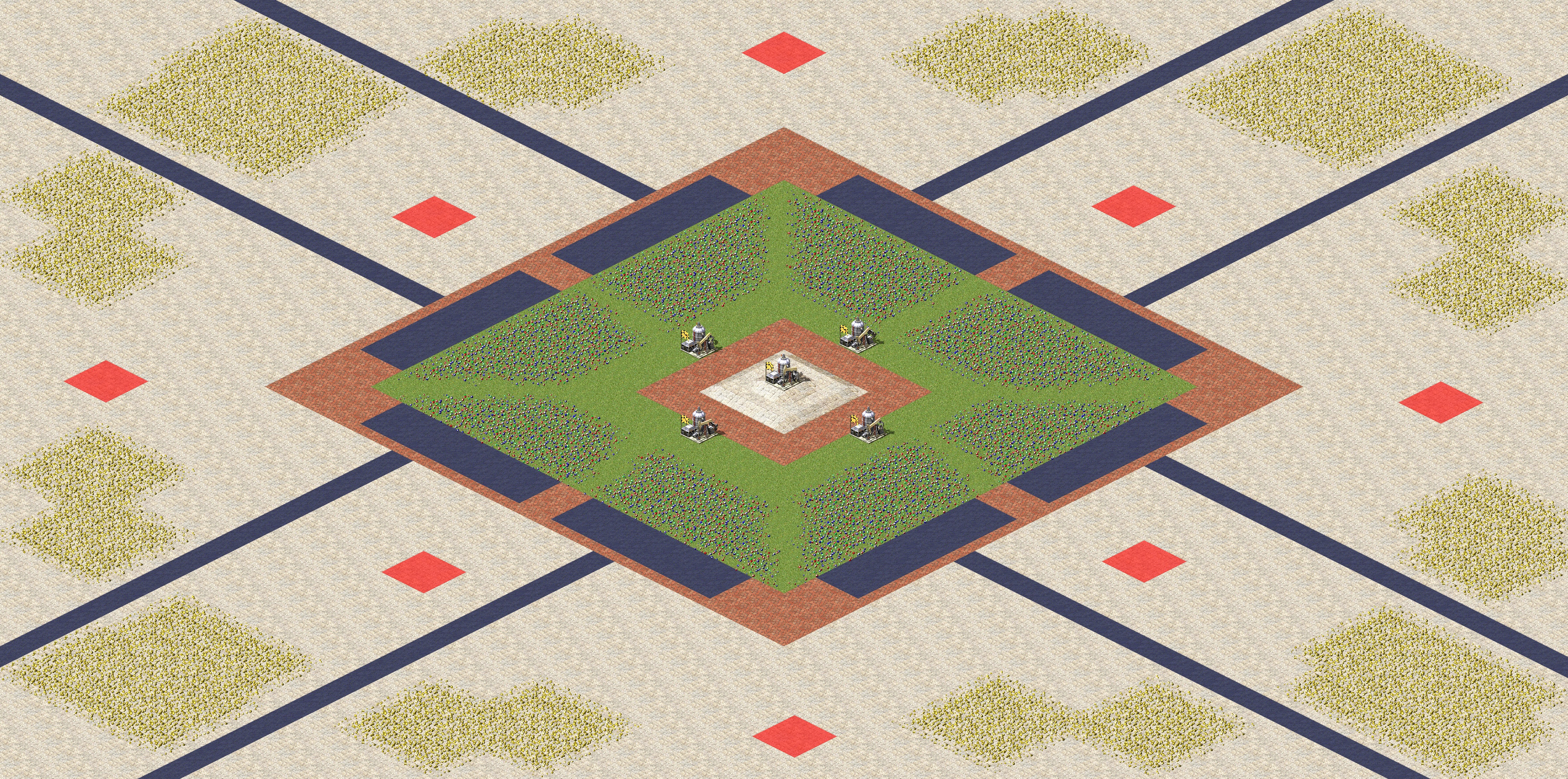 Rendered map: Red Alert Chess