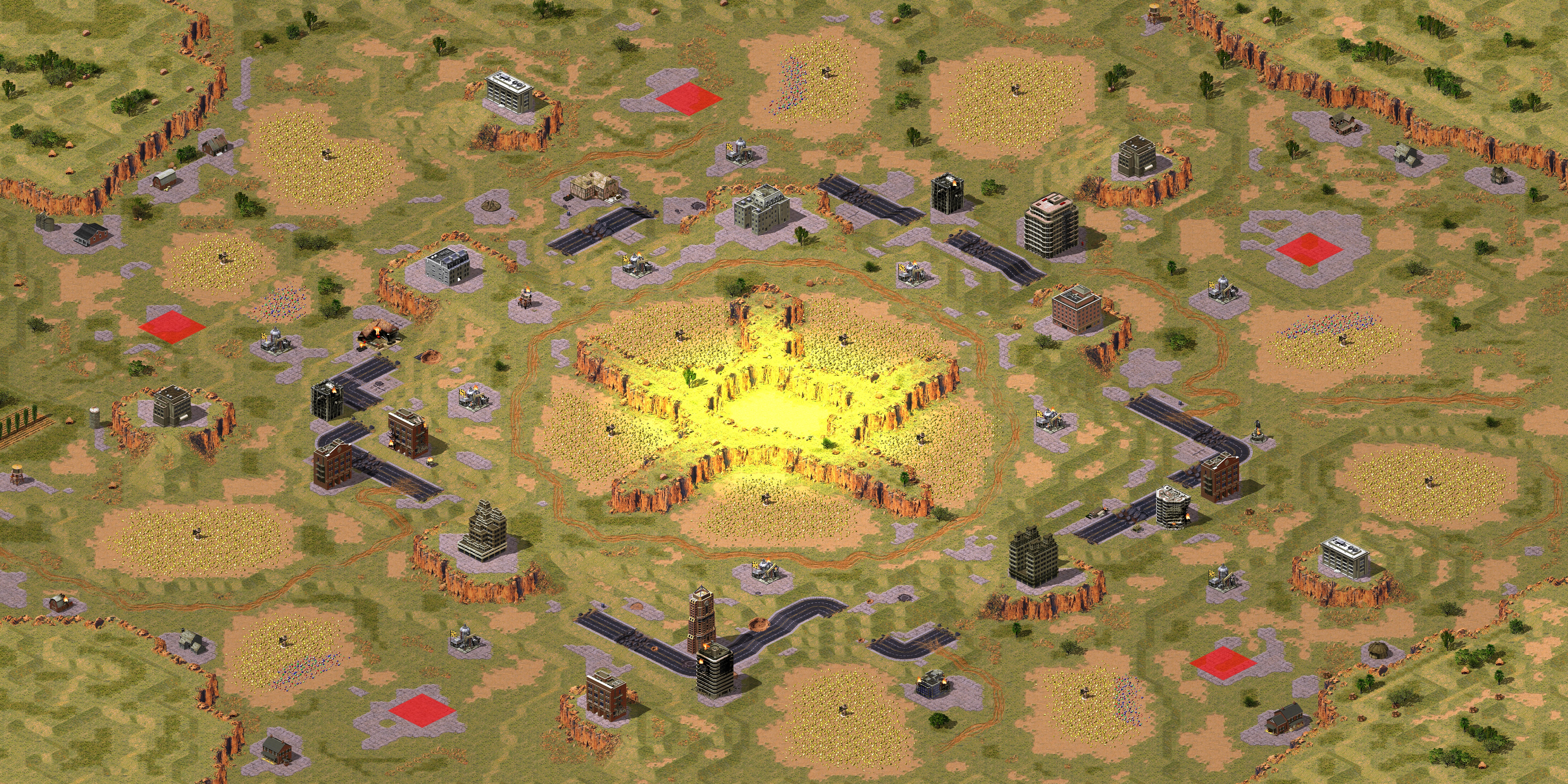 Rendered map: Isthmus of Insanity
