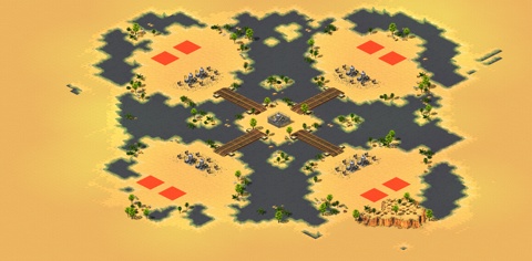 Rendered preview of [8] Oil Island v1.03 - (Oil In Center)