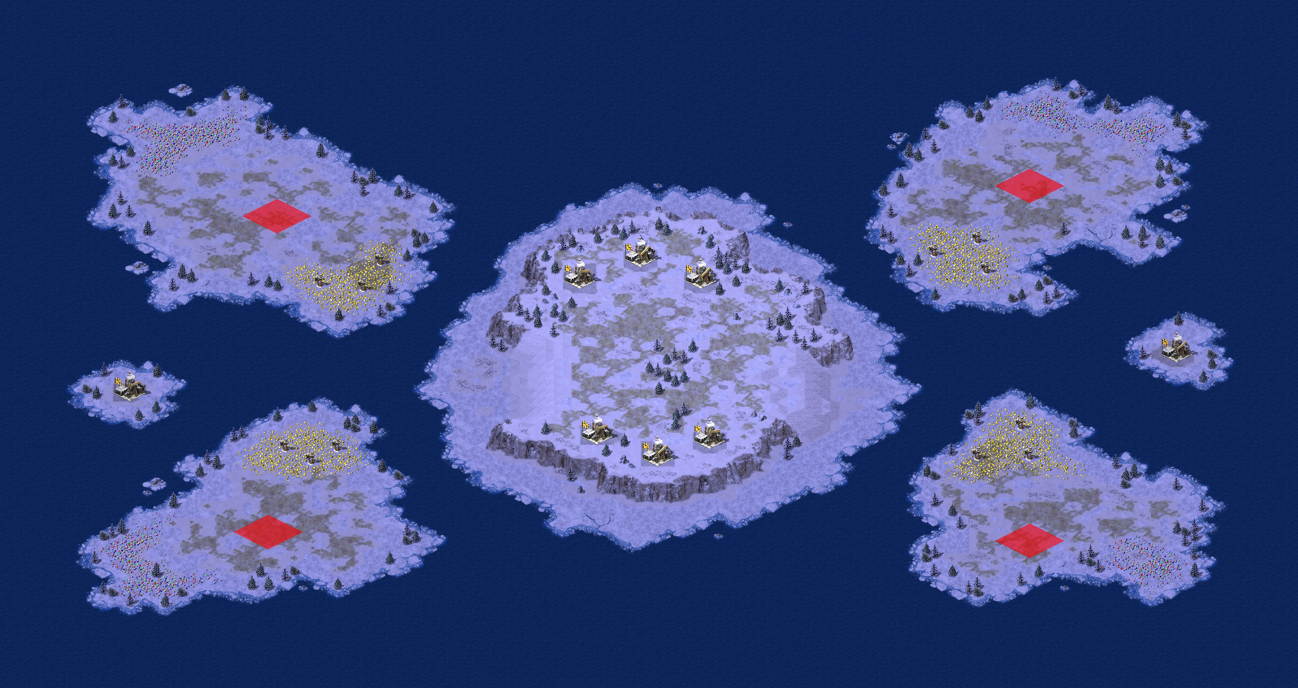 Rendered map: Depth Charge (Naval War)