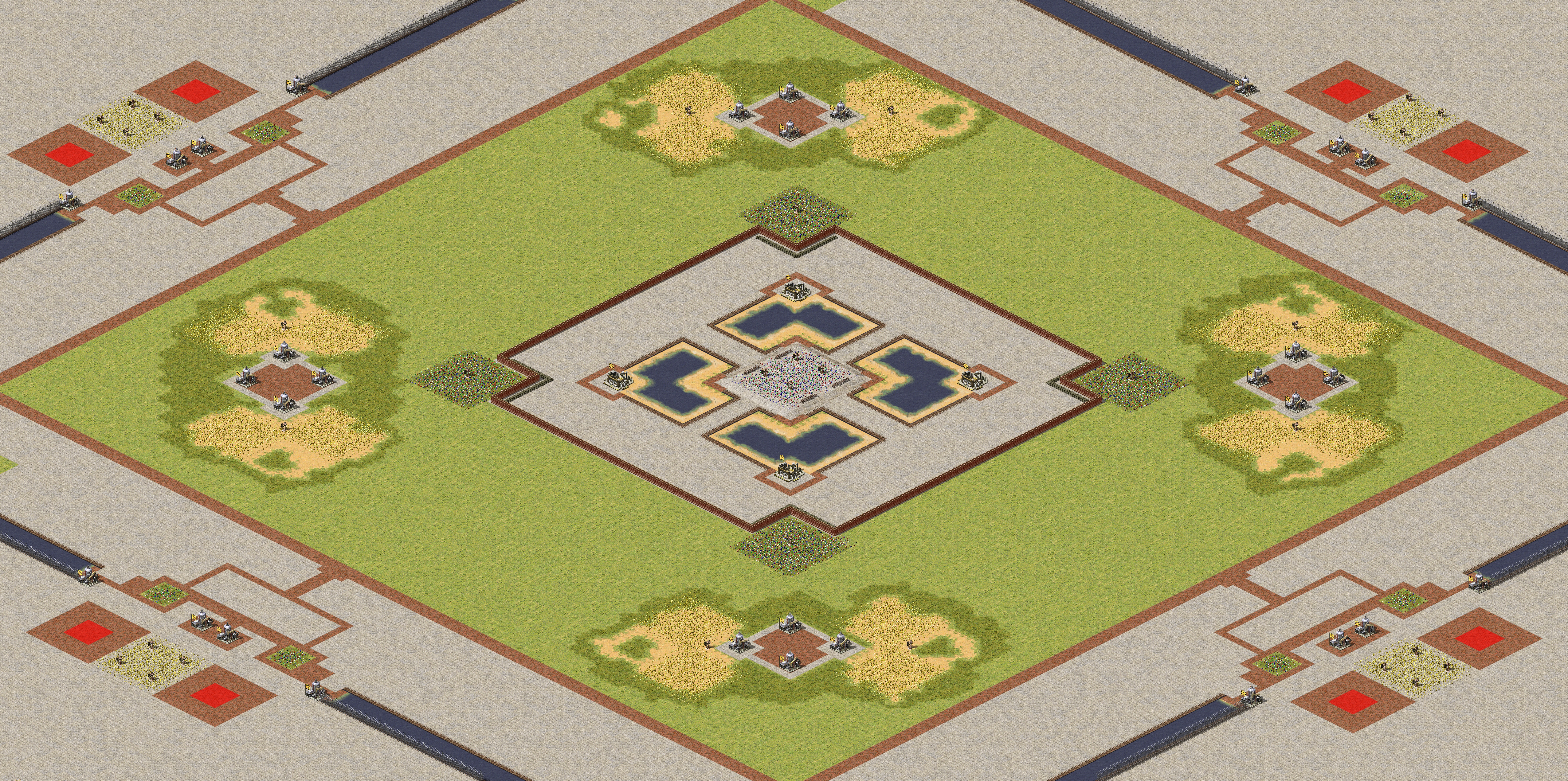 Rendered map: Imbalanced 2-Player Patch Tank War