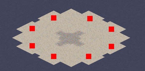 Rendered preview of All Cheating Patch of Land (4v4)
