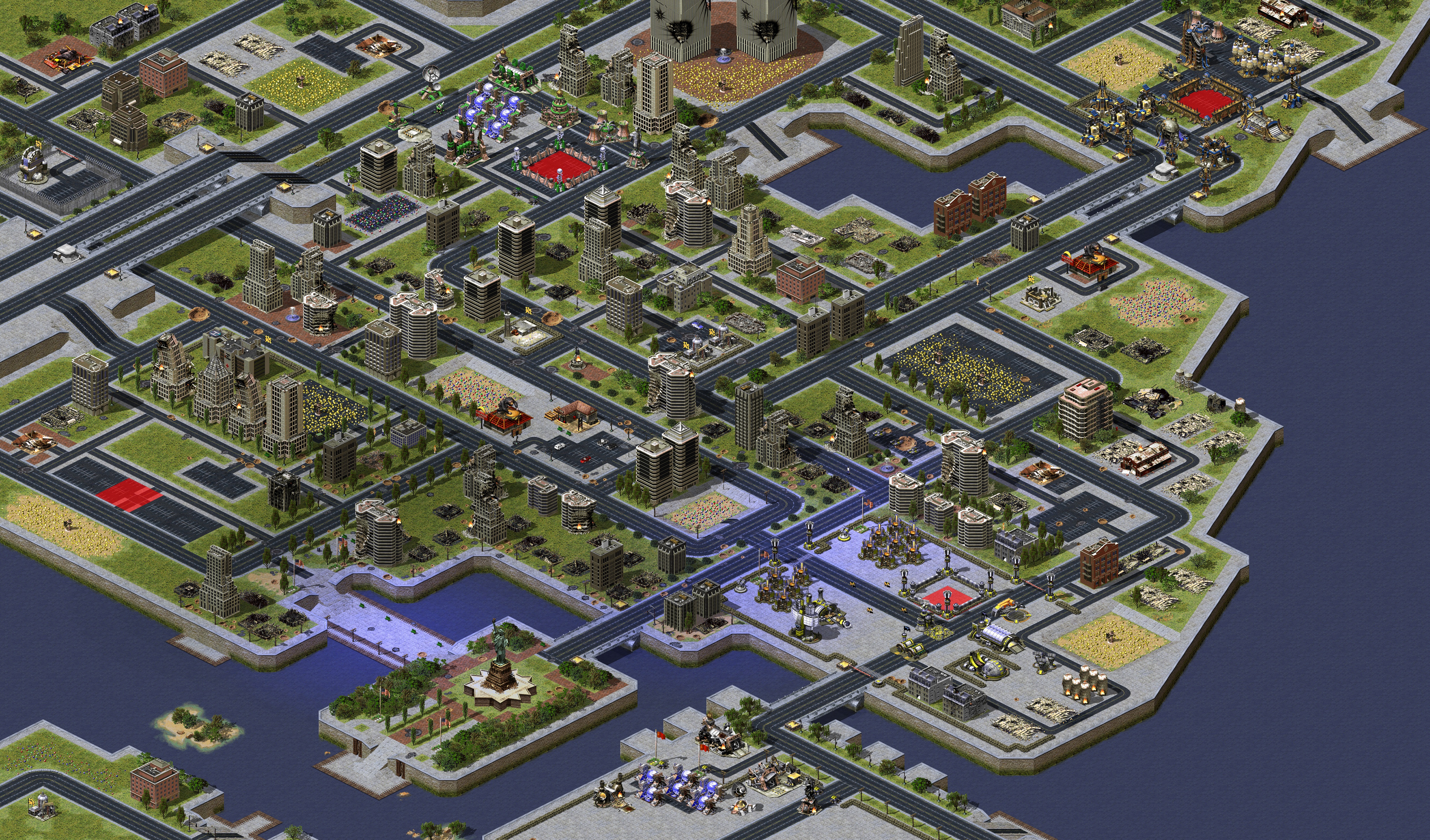 Rendered map: Battle for Moscow