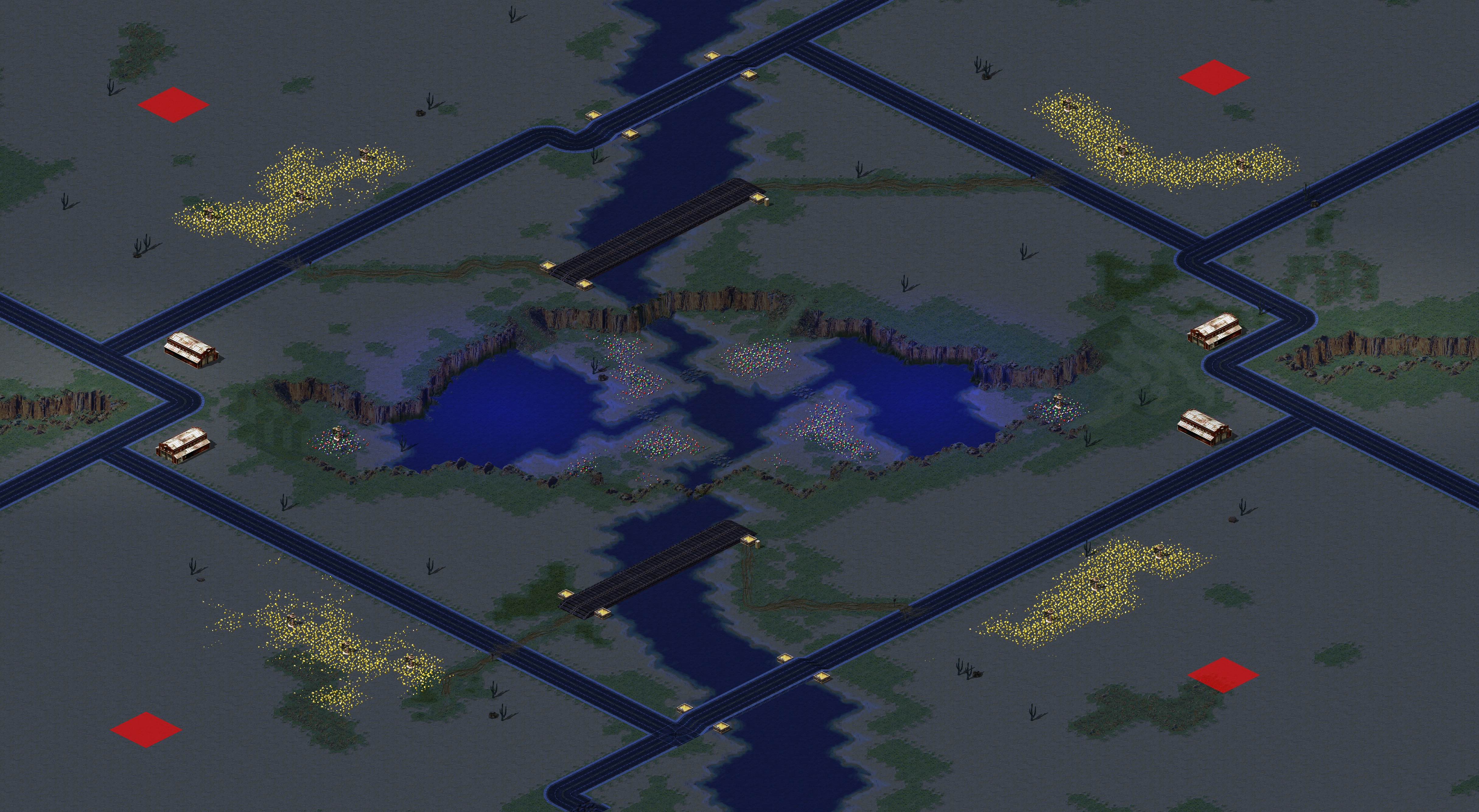 Rendered map: 乡村乐 作者：T-Cx330版