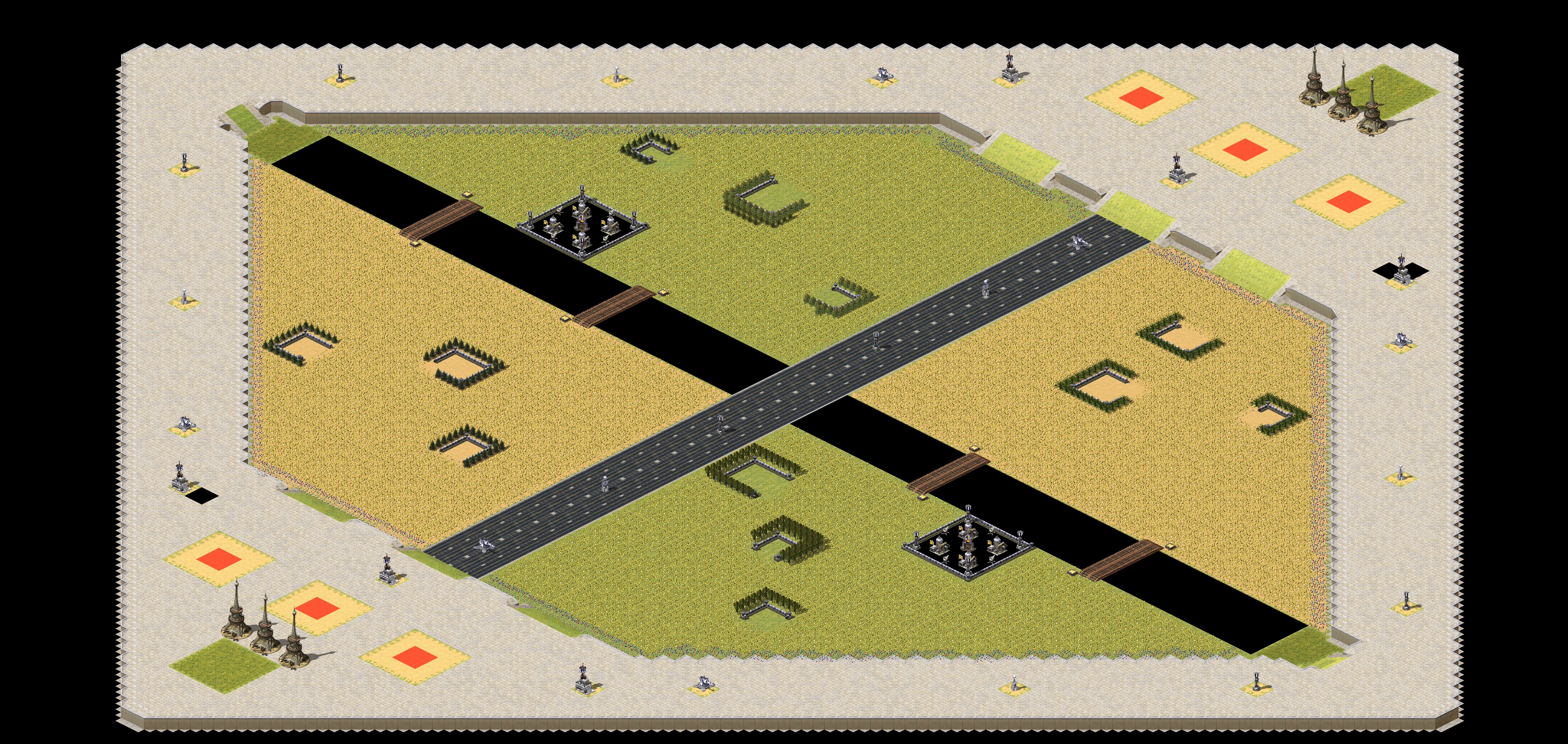 Rendered map: Galactic King 3v3 Brawl