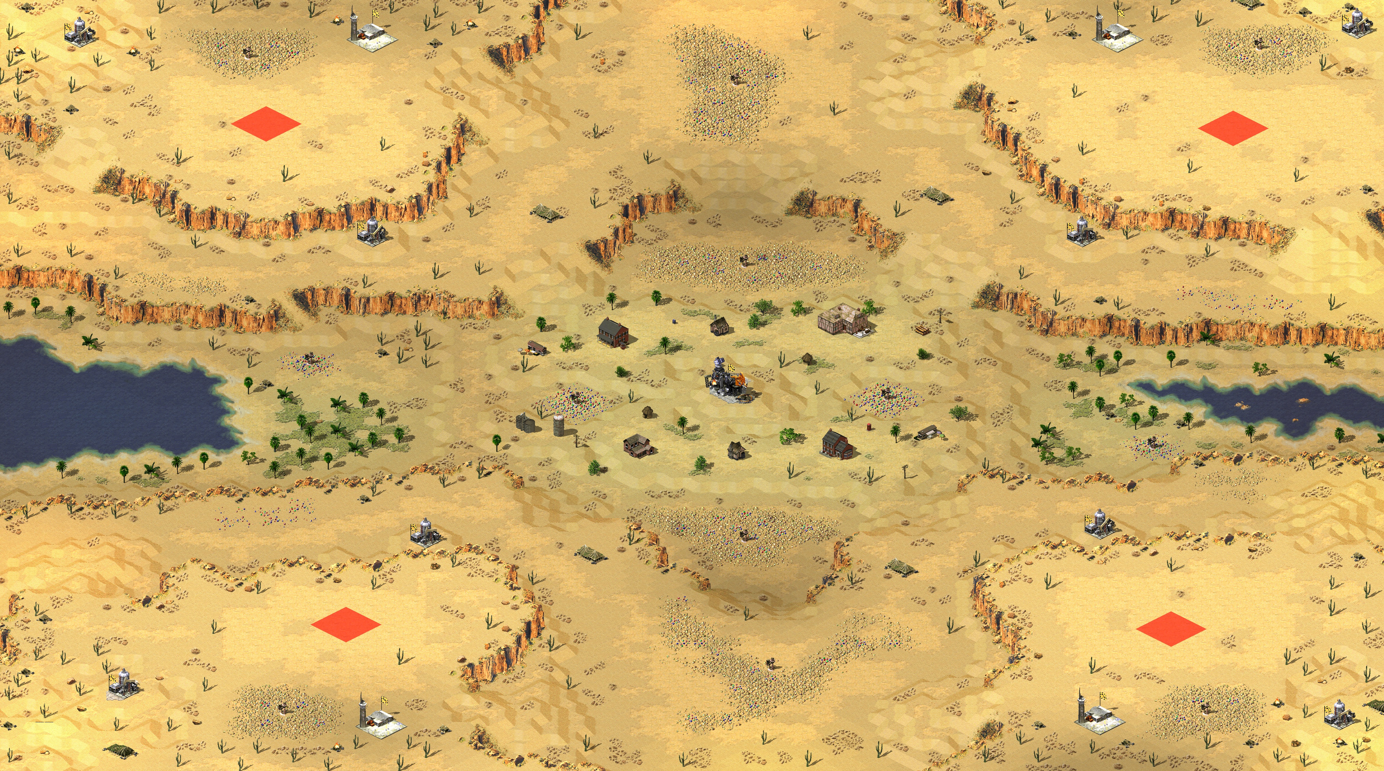 Rendered map: Desert Valley II