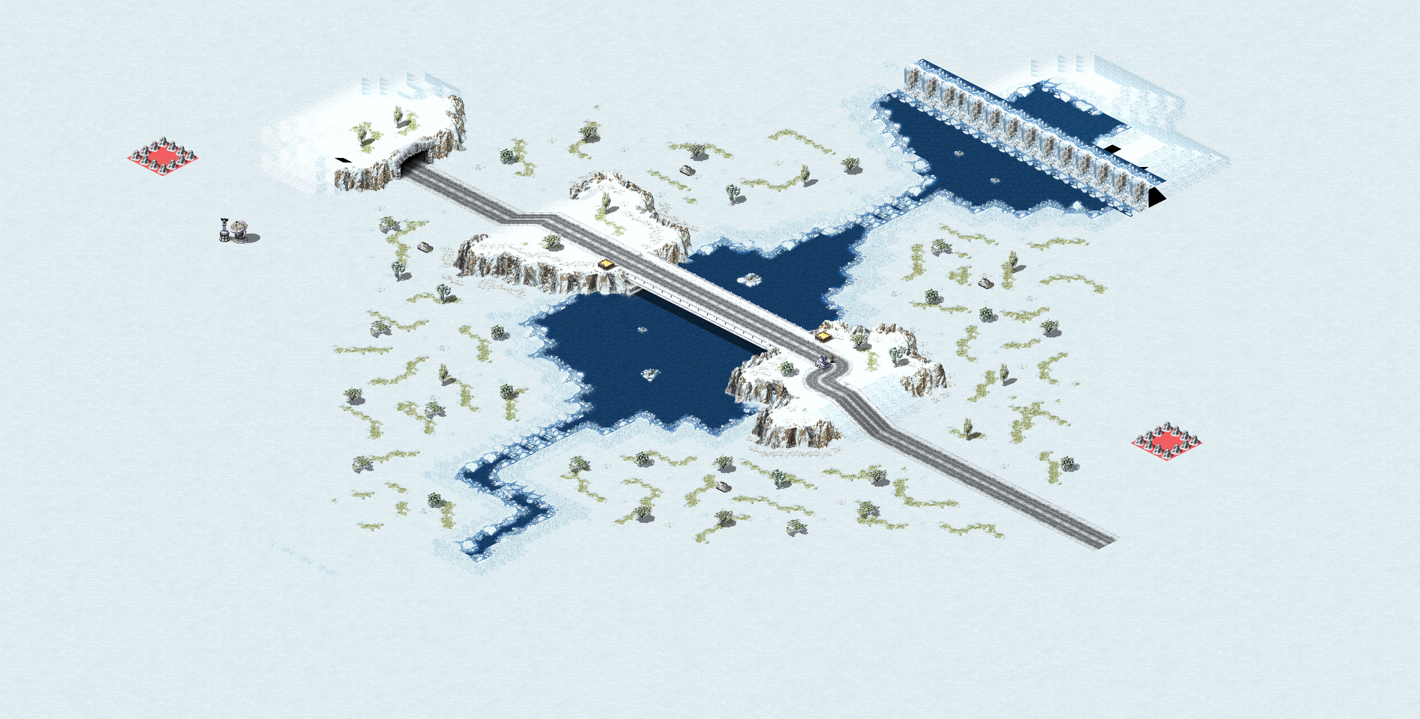 Rendered map: Snarks mini puzzle #2 The Bridge Job