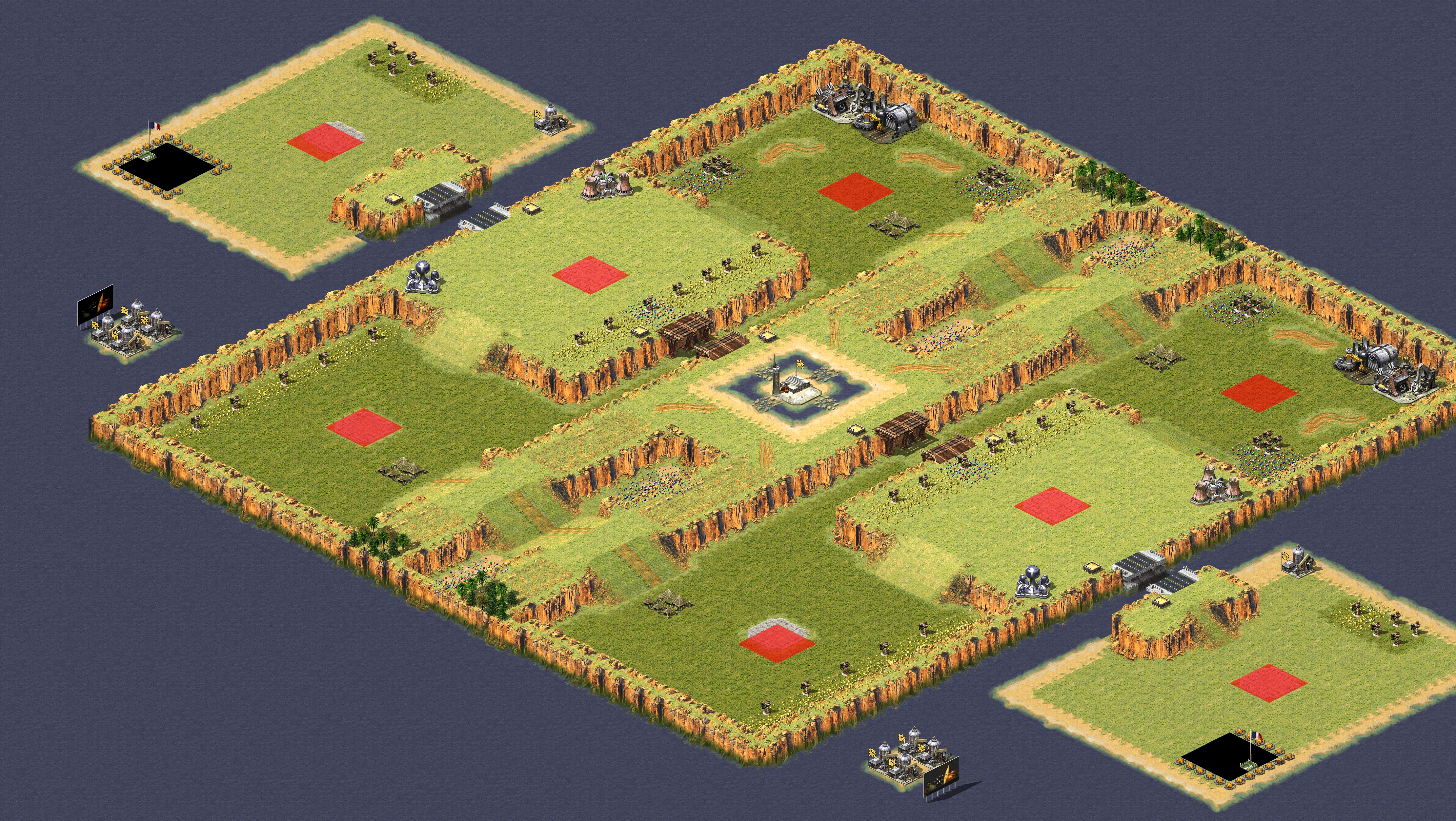 Rendered map: Featured 4v4