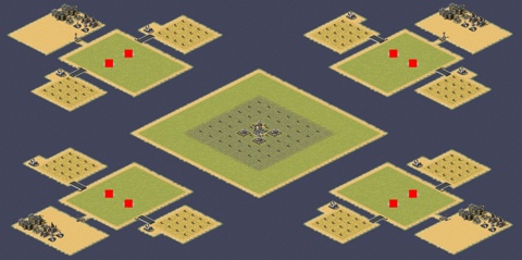 Rendered preview of Naval Battle 2v2v2v2