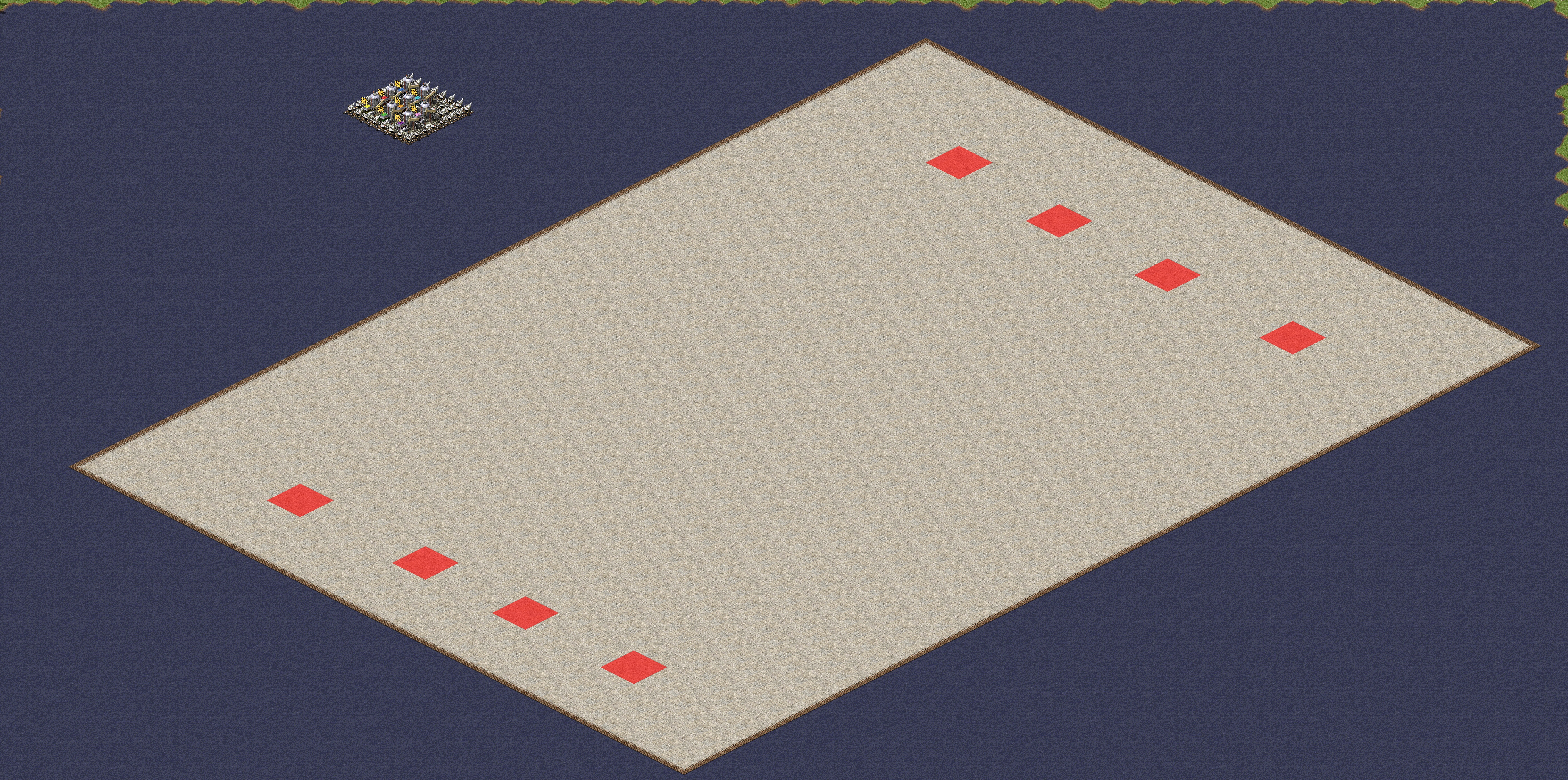 Rendered map: 4v4 Tank Upgrade Battle