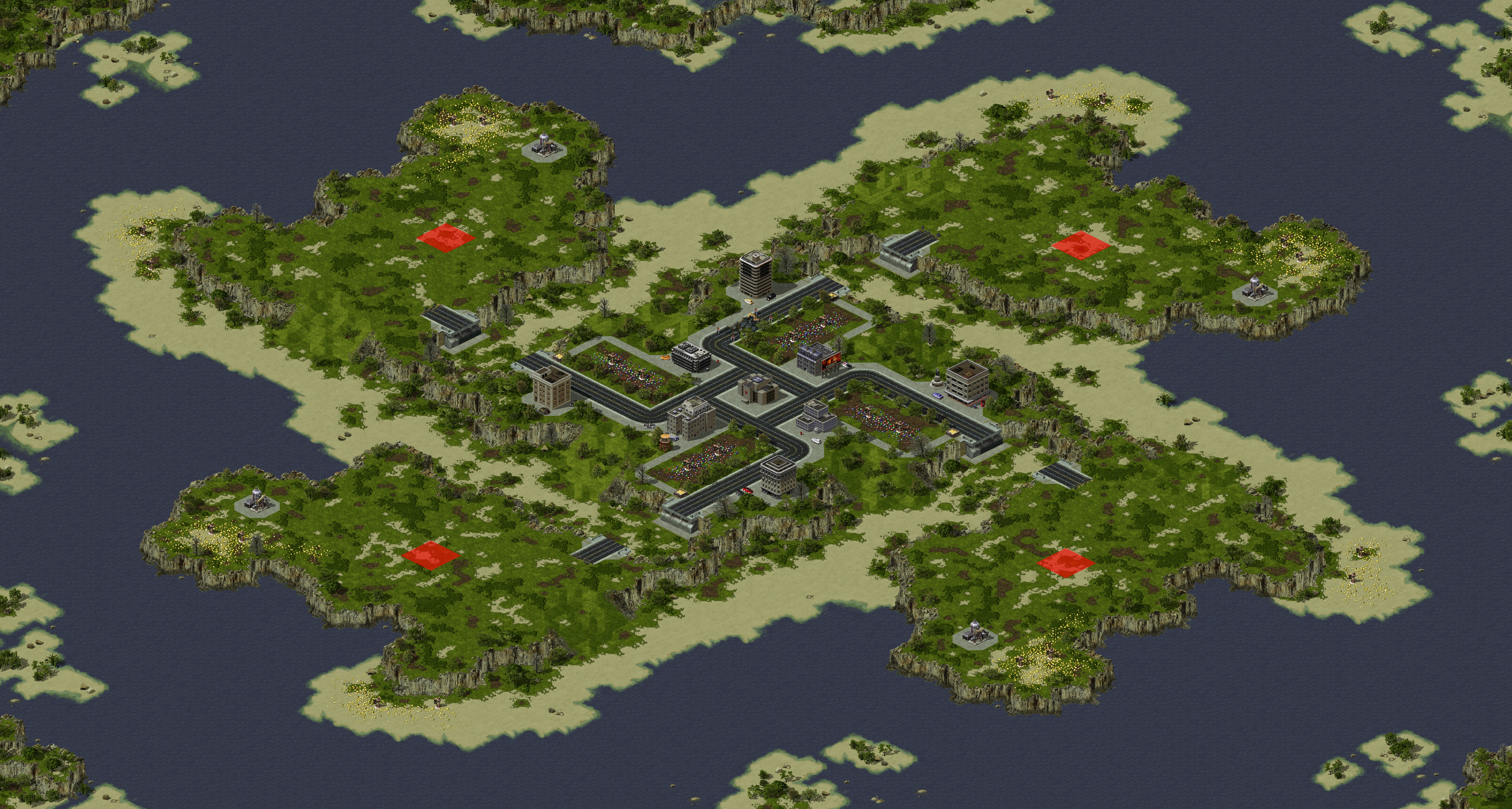 Rendered map: Canyon Fodder IV (4)