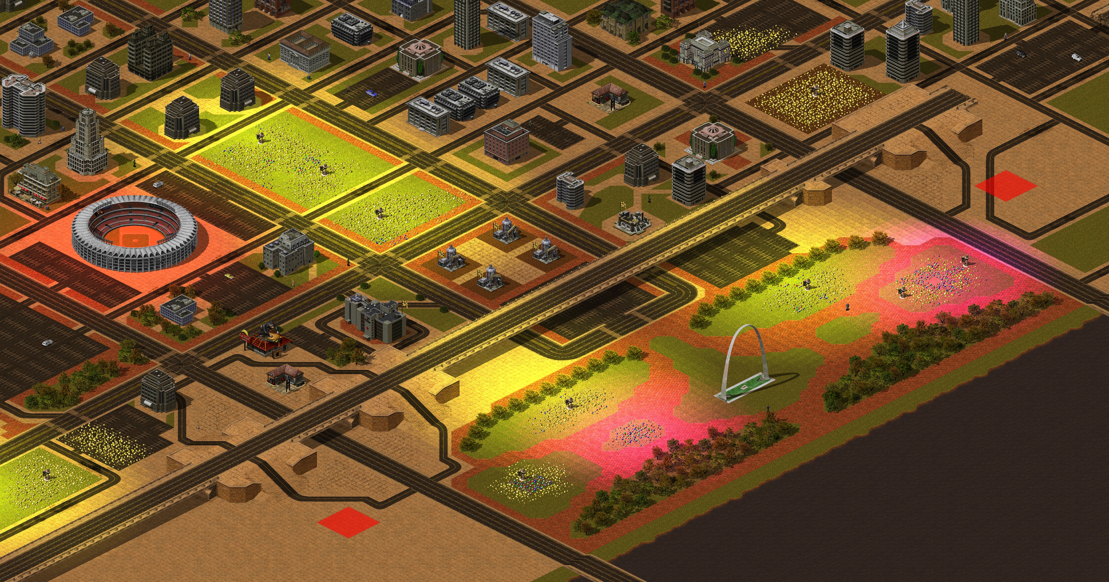 Rendered map: 竞技