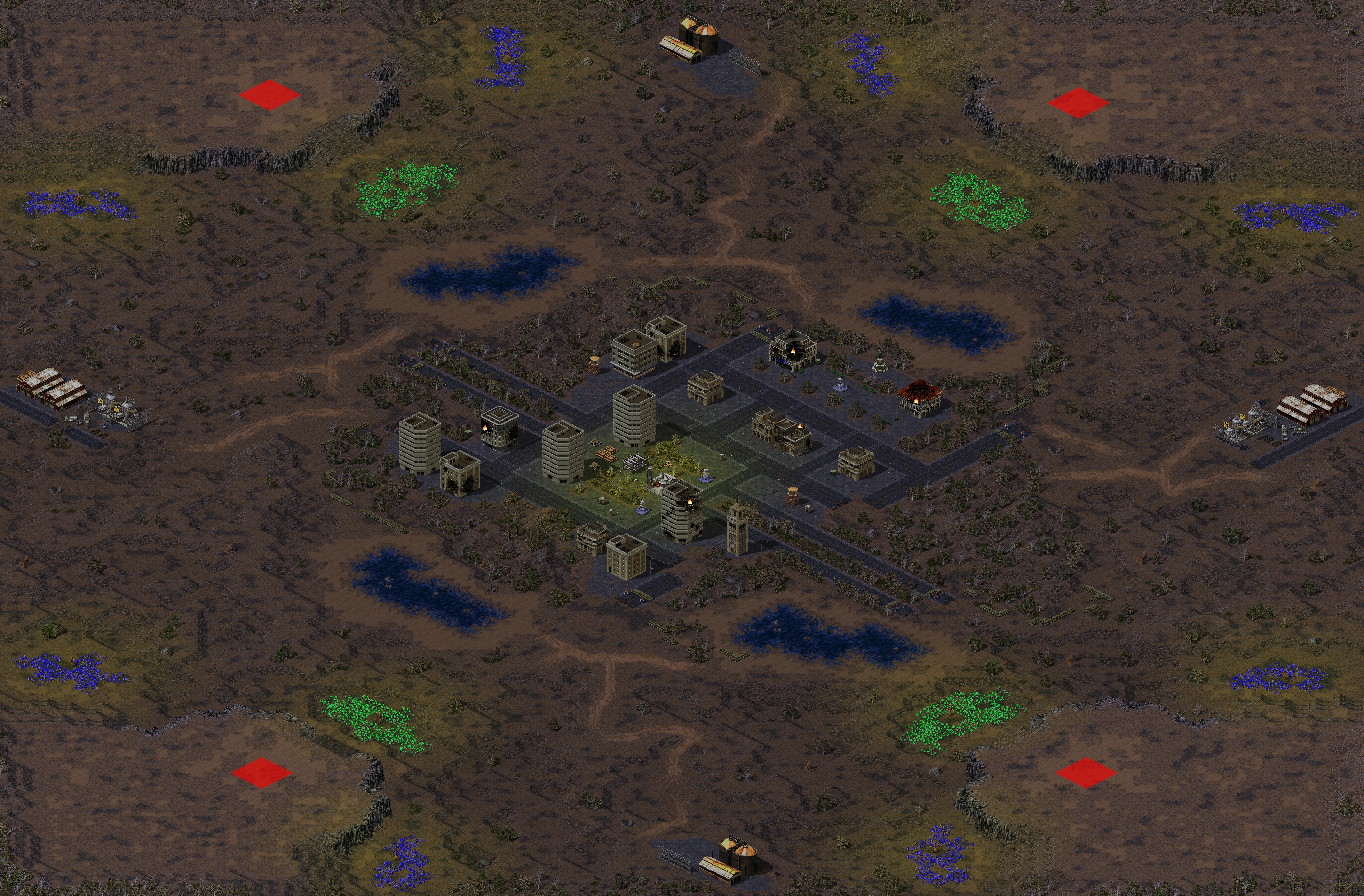 Rendered map: Ruined Oasis